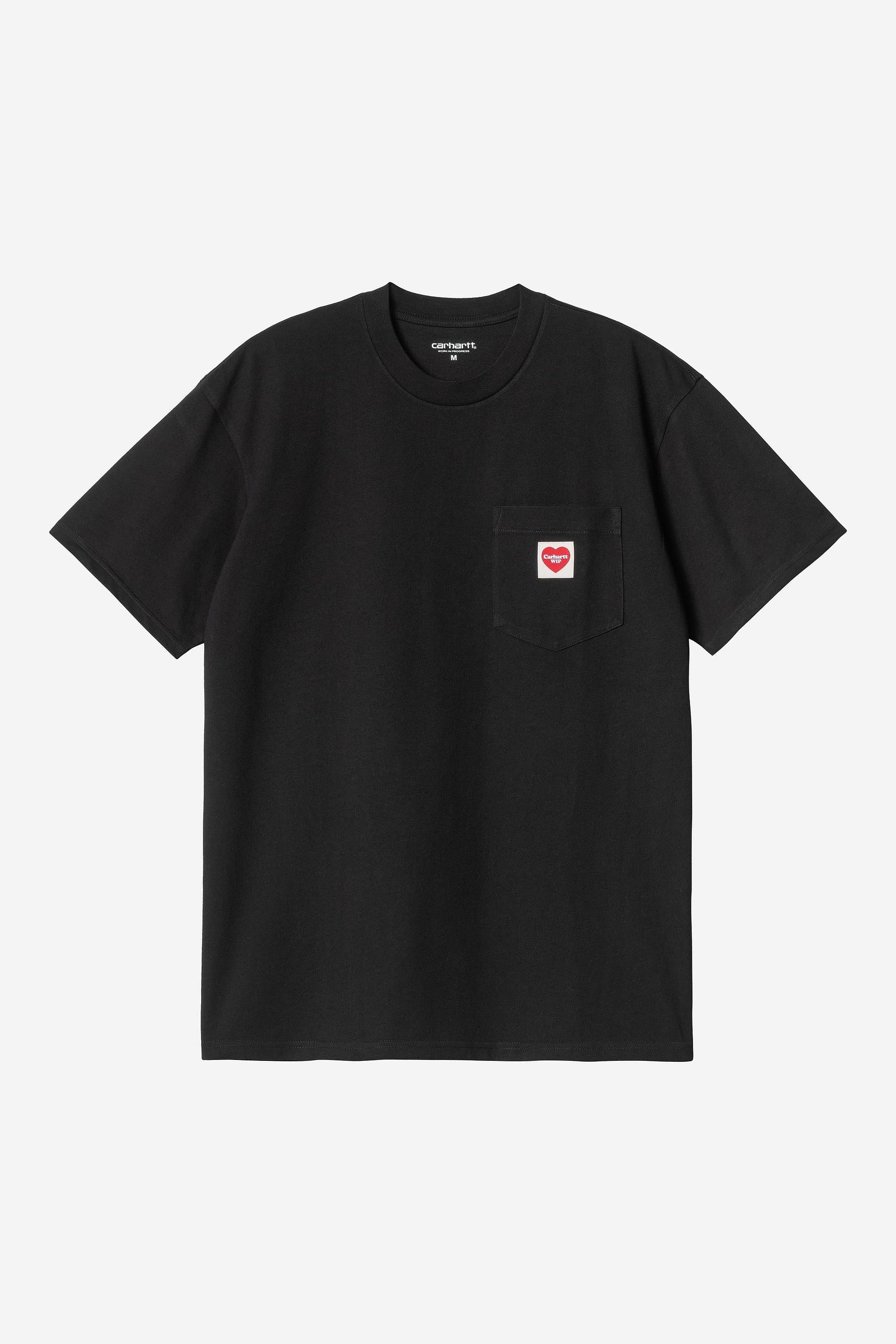 Pocket Heart T-Shirt Black / Red