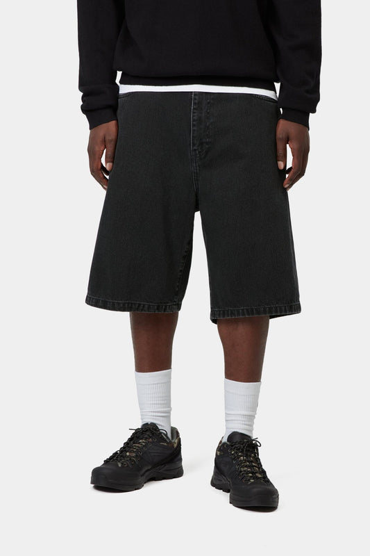 Landon Short Black (Stone Washed)