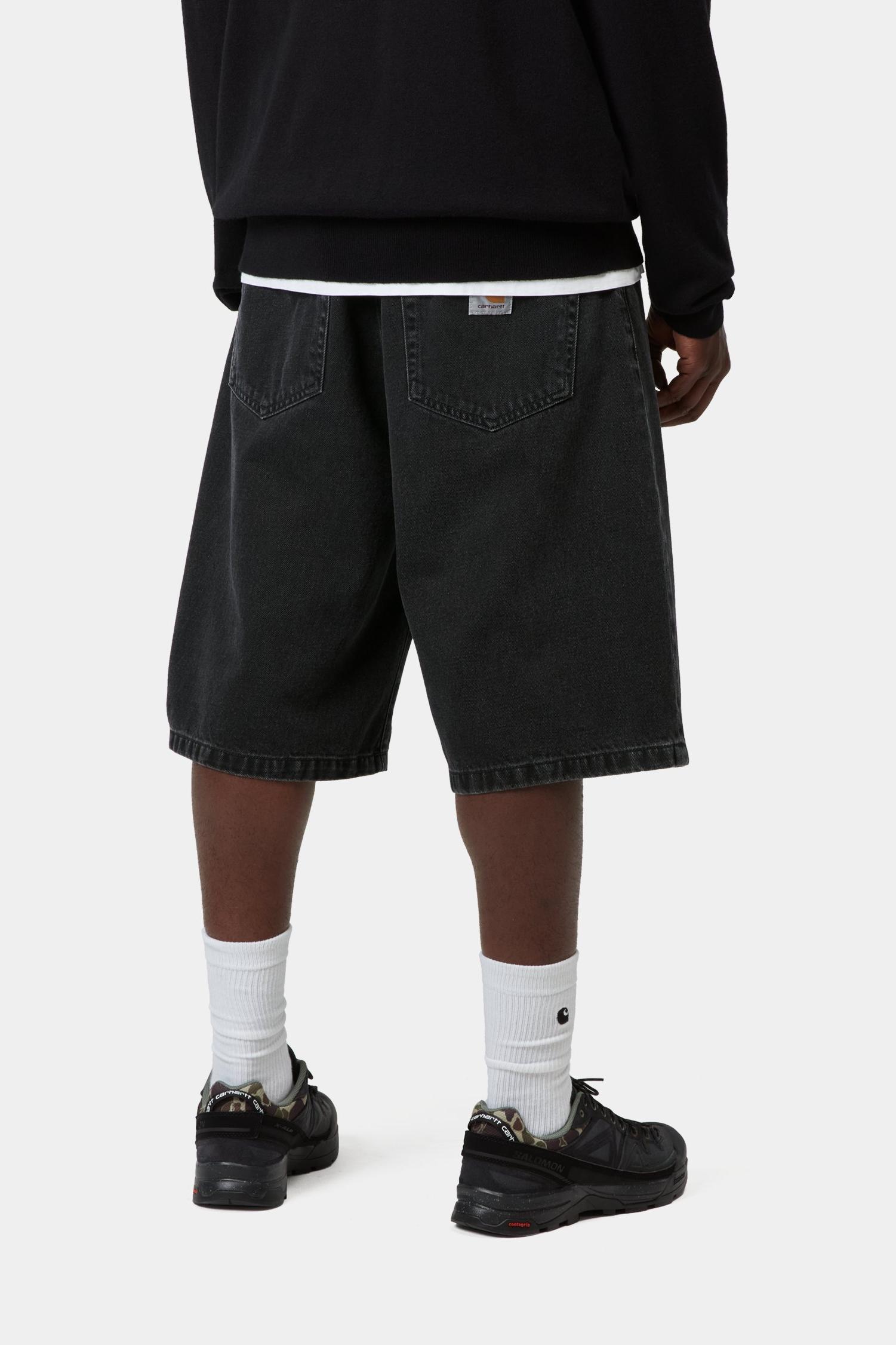 Landon Short Black (Stone Washed)