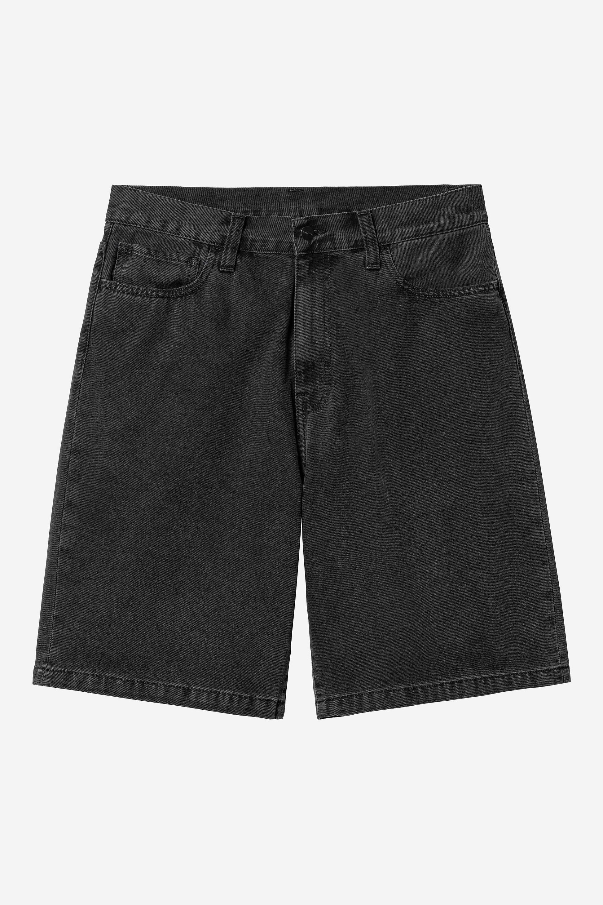 Landon Short Black (Stone Washed)
