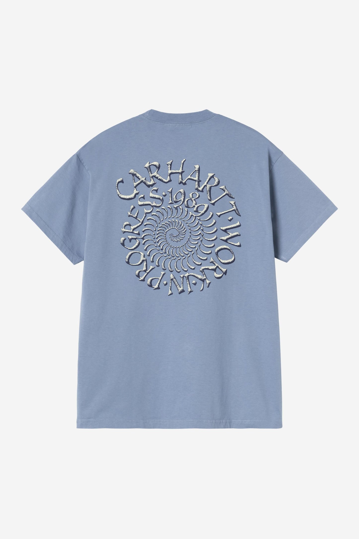 Spirals T-Shirt Gentle Blue