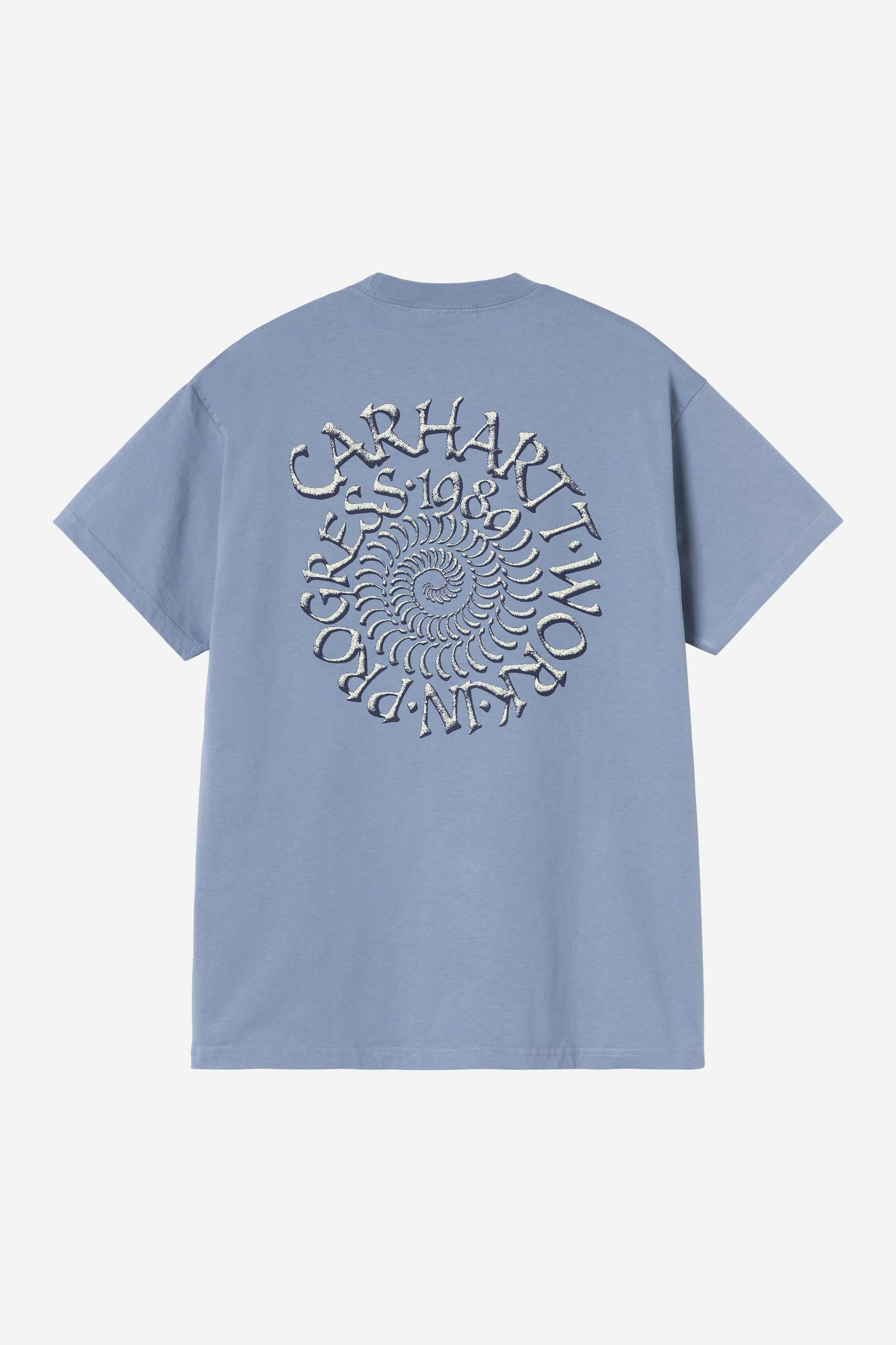 Spirals T-Shirt Gentle Blue