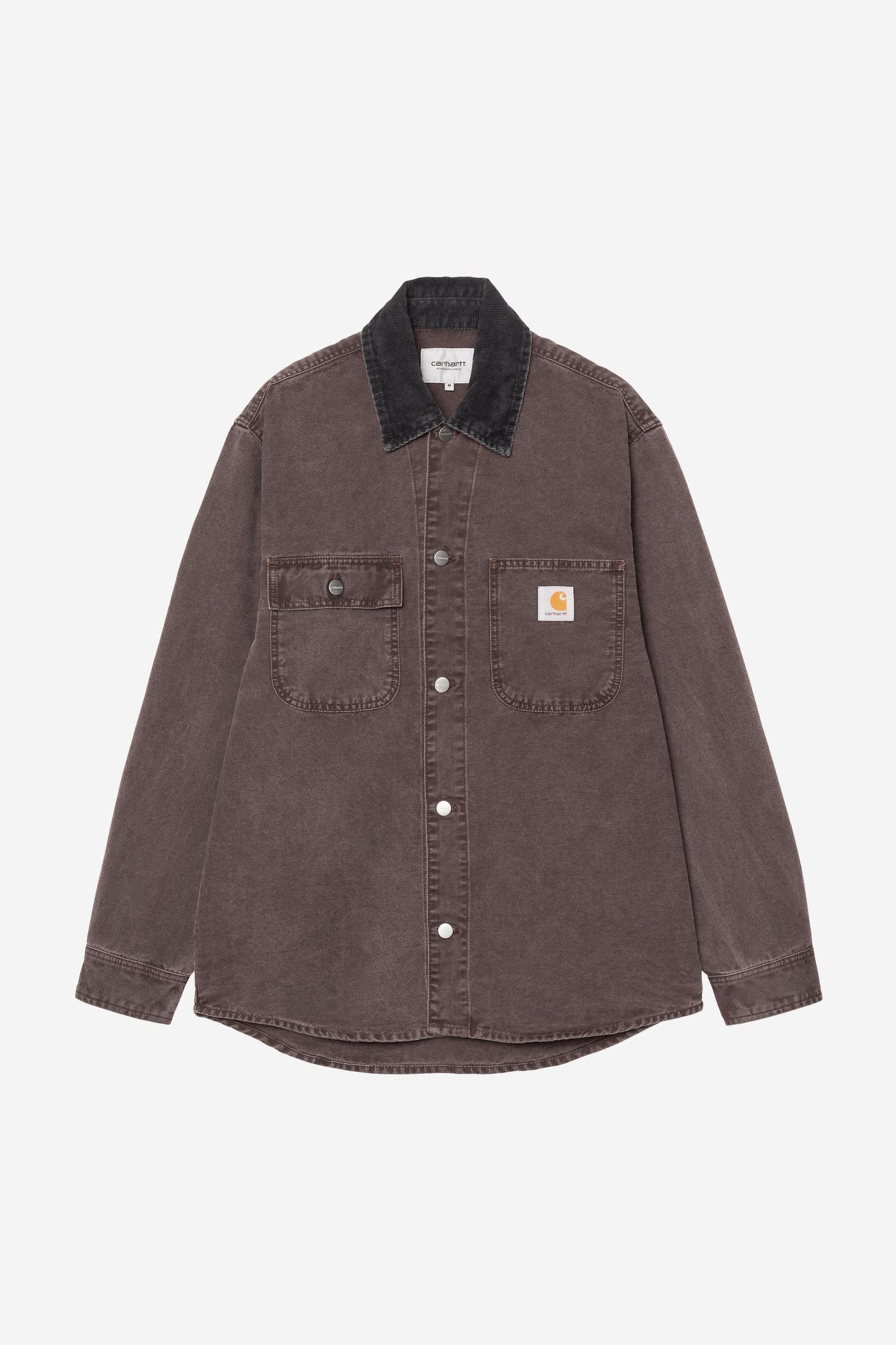 Mitch Shirt Jacket Palisander / Black (Dusky Canvas)