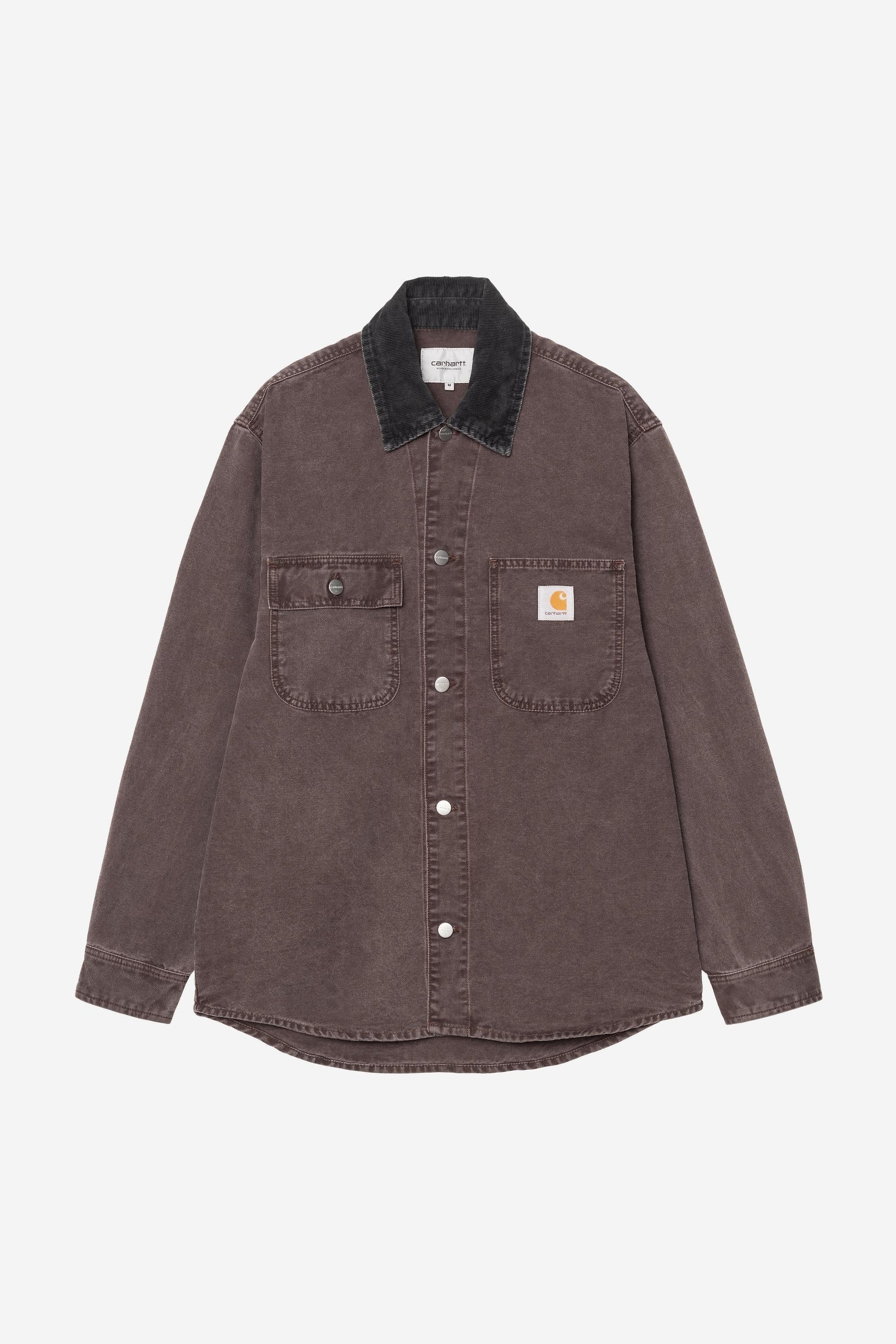 Mitch Shirt Jacket Palisander / Black (Dusky Canvas)