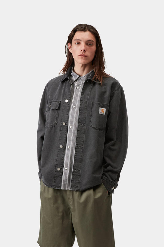 Mitch Shirt Jacket Black / Black (Dusky Canvas)