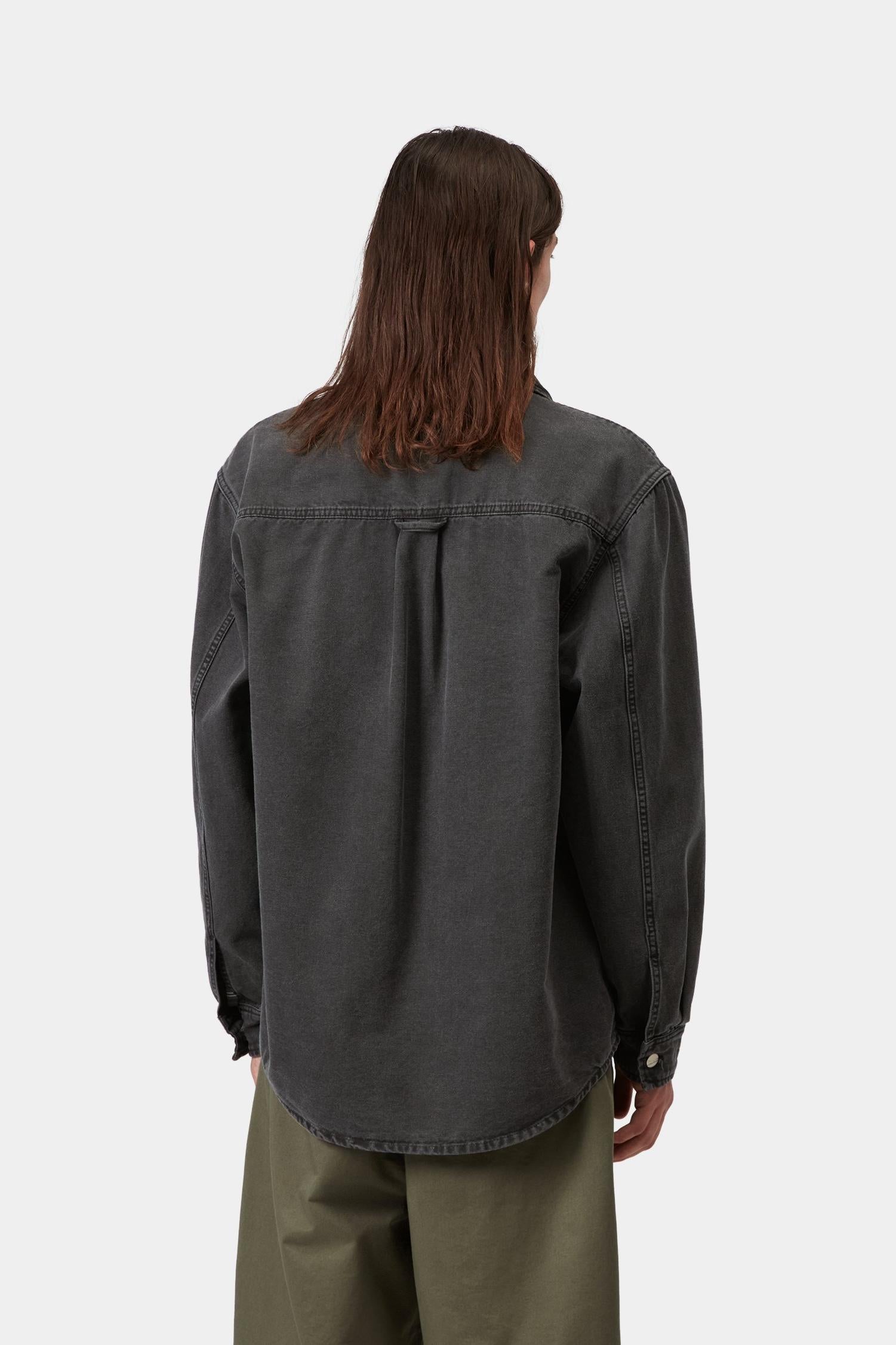 Mitch Shirt Jacket Black / Black (Dusky Canvas)