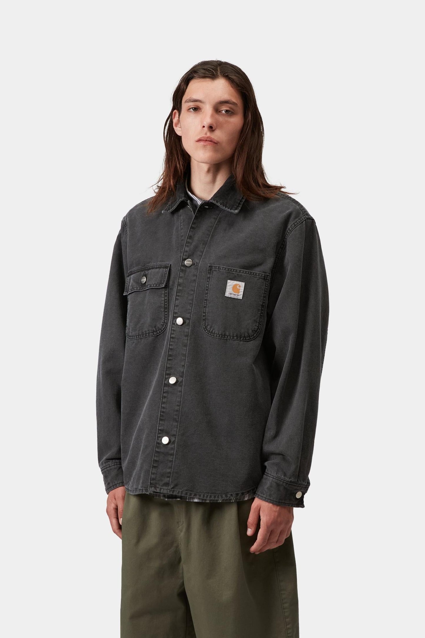 Mitch Shirt Jacket Black / Black (Dusky Canvas)