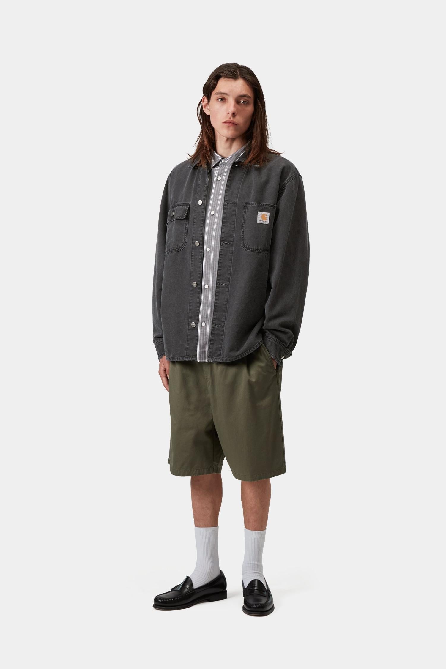 Mitch Shirt Jacket Black / Black (Dusky Canvas)