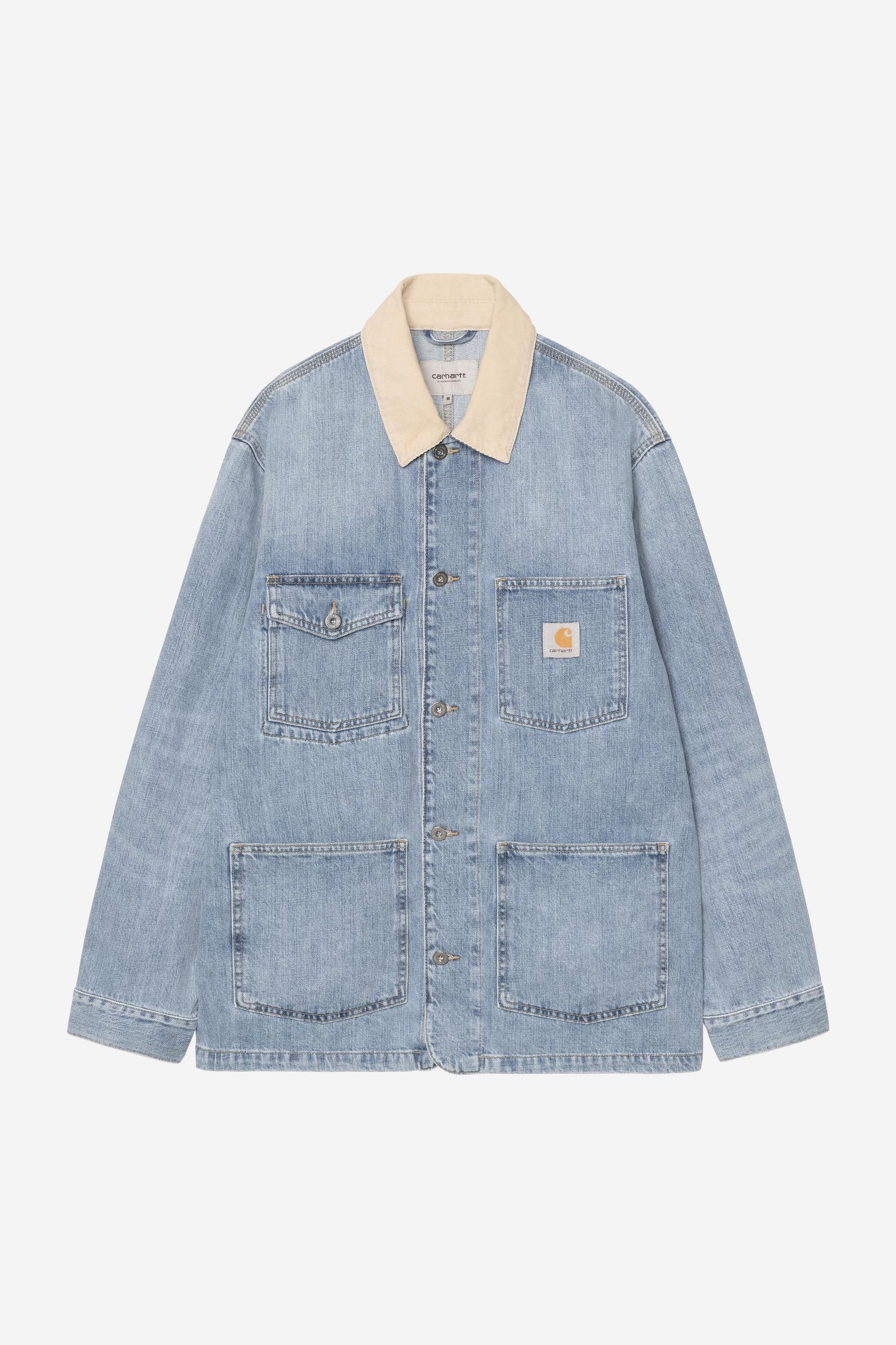 Warren Chore Coat Blue / Dusty Hamilton Brown (Burst Washed)