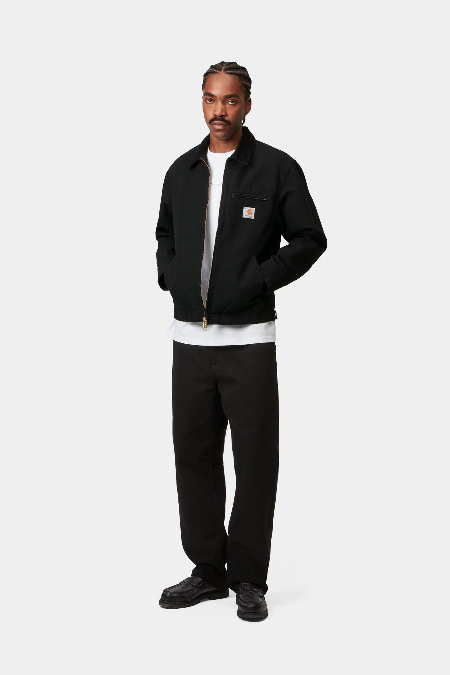 Detroit Jacket (Spring) Black (Rinsed)