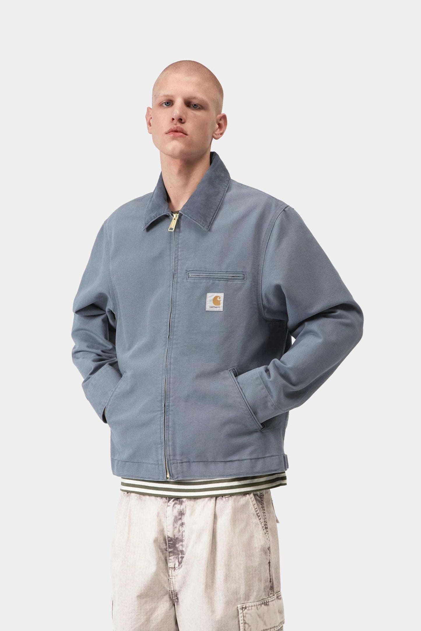 Detroit Jacket (Spring) - Stone Canvas Cozy Blue / Cozy Blue