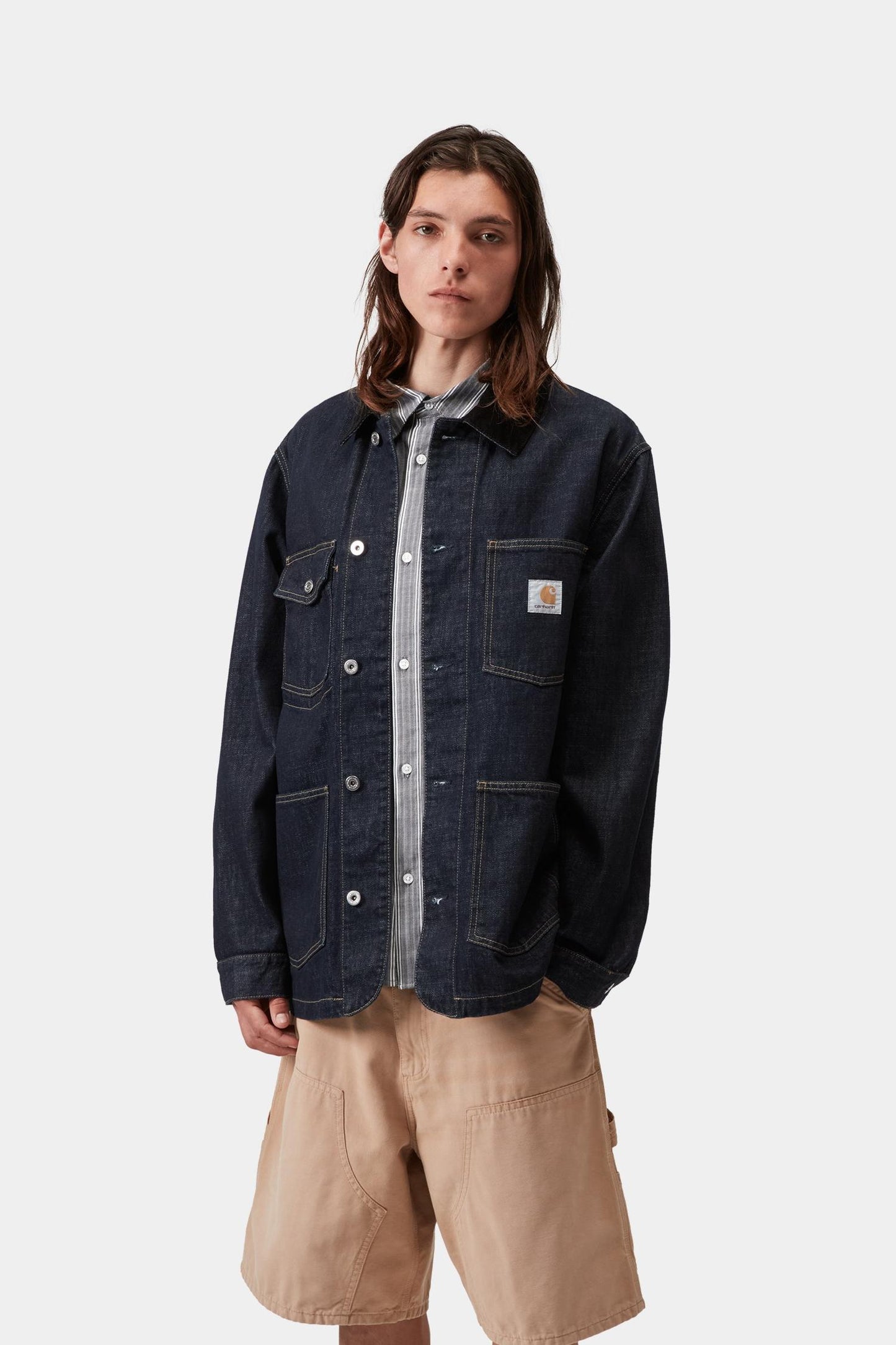 Warren Chore Coat Blue / Black