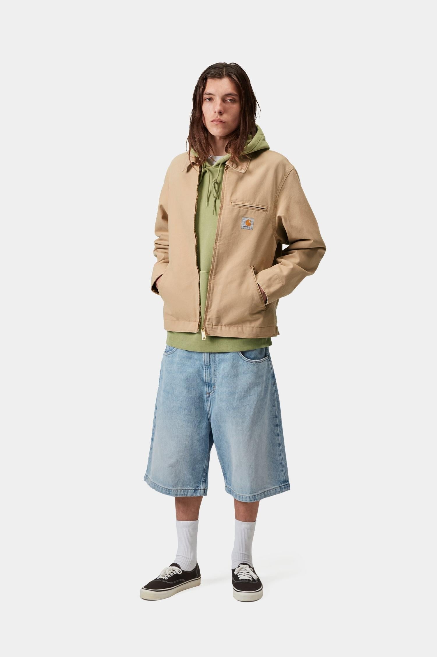 Detroit Jacket (Spring) - Stone Canvas Dusty Hamilton Brown / Dusty Hamilton Brown