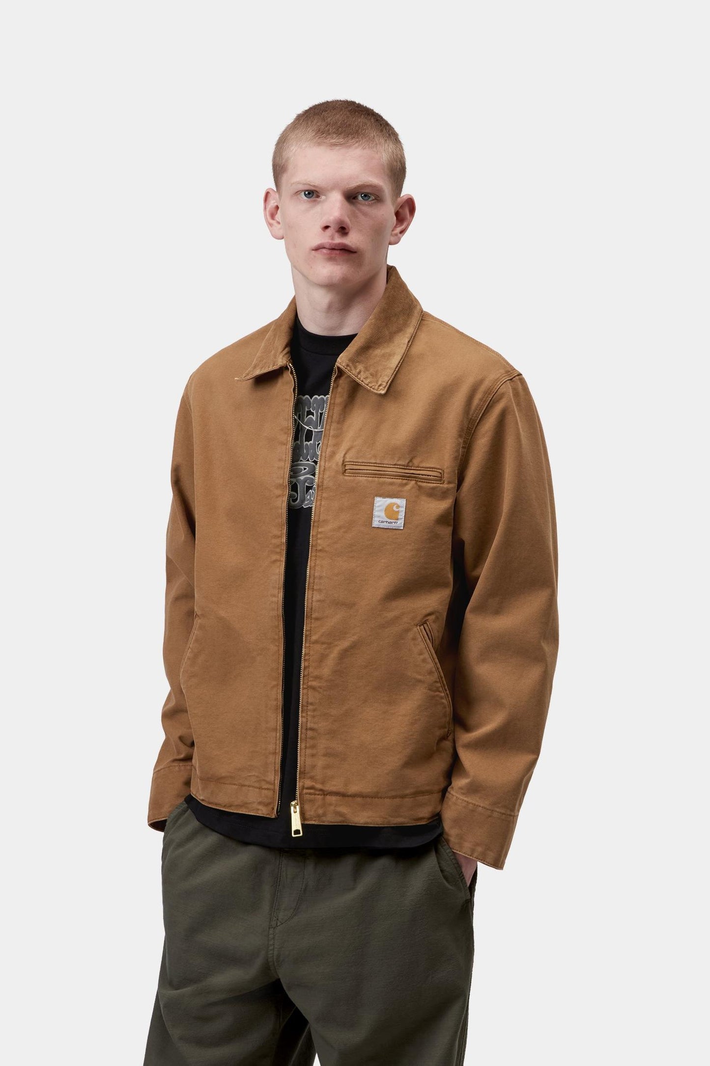 Detroit Jacket (Spring) - Stone Canvas Hamilton Brown / Hamilton Brown