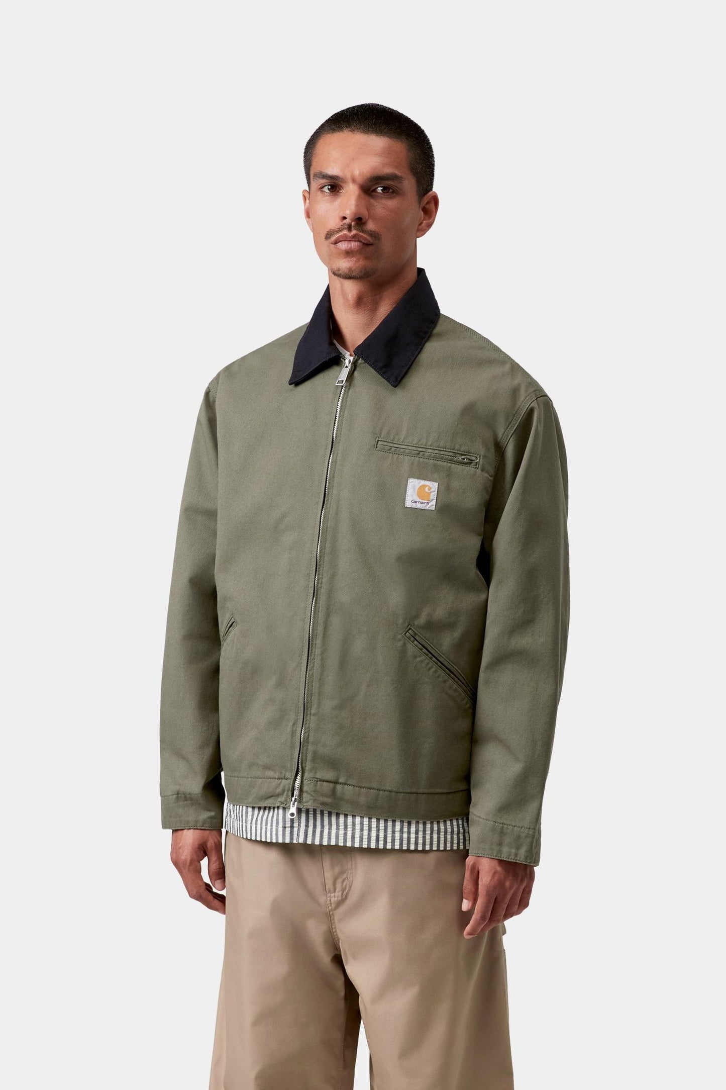 OG Detroit Jacket - Twill (Spring) Leaf / Black