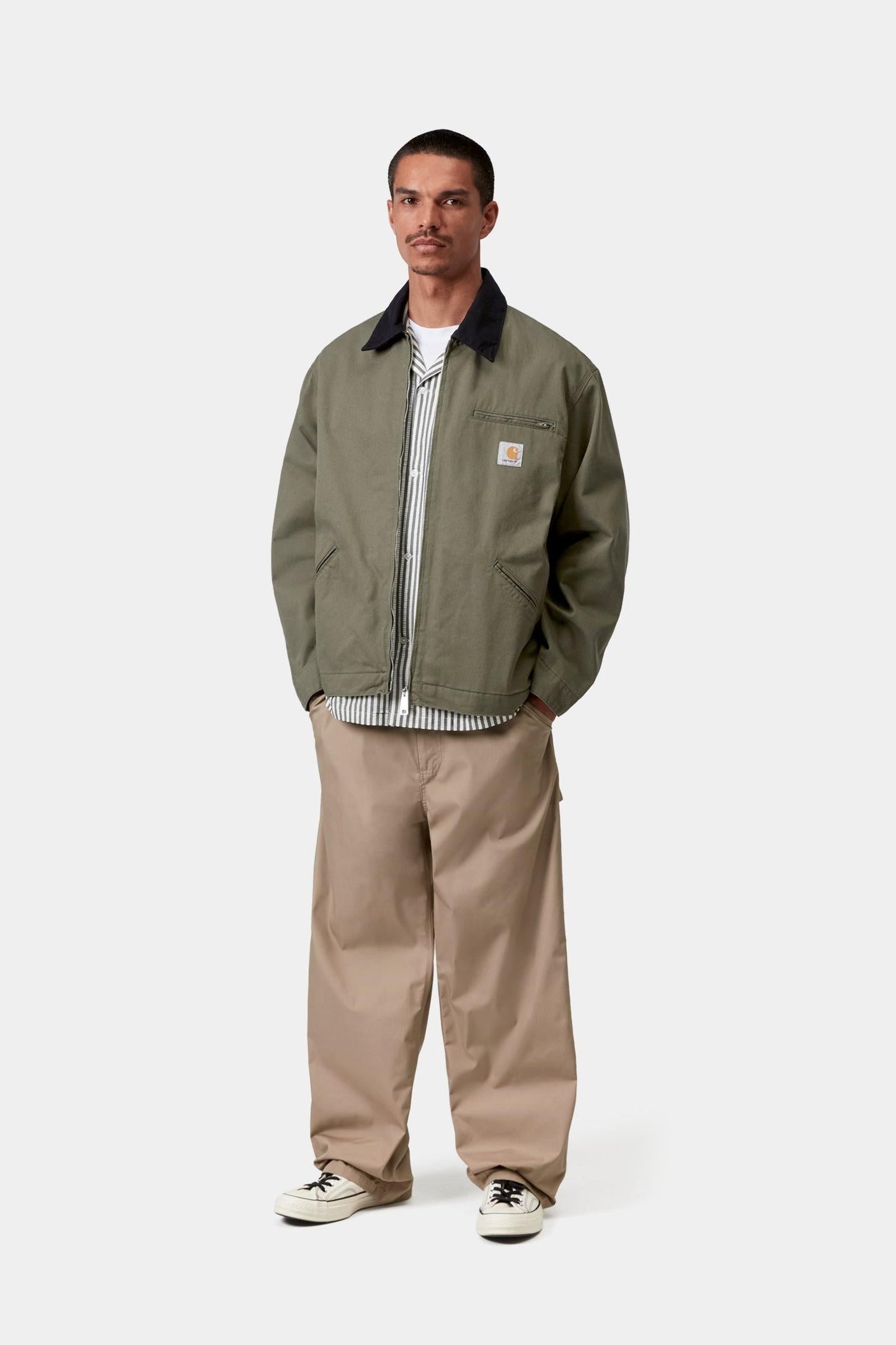 OG Detroit Jacket - Twill (Spring) Leaf / Black