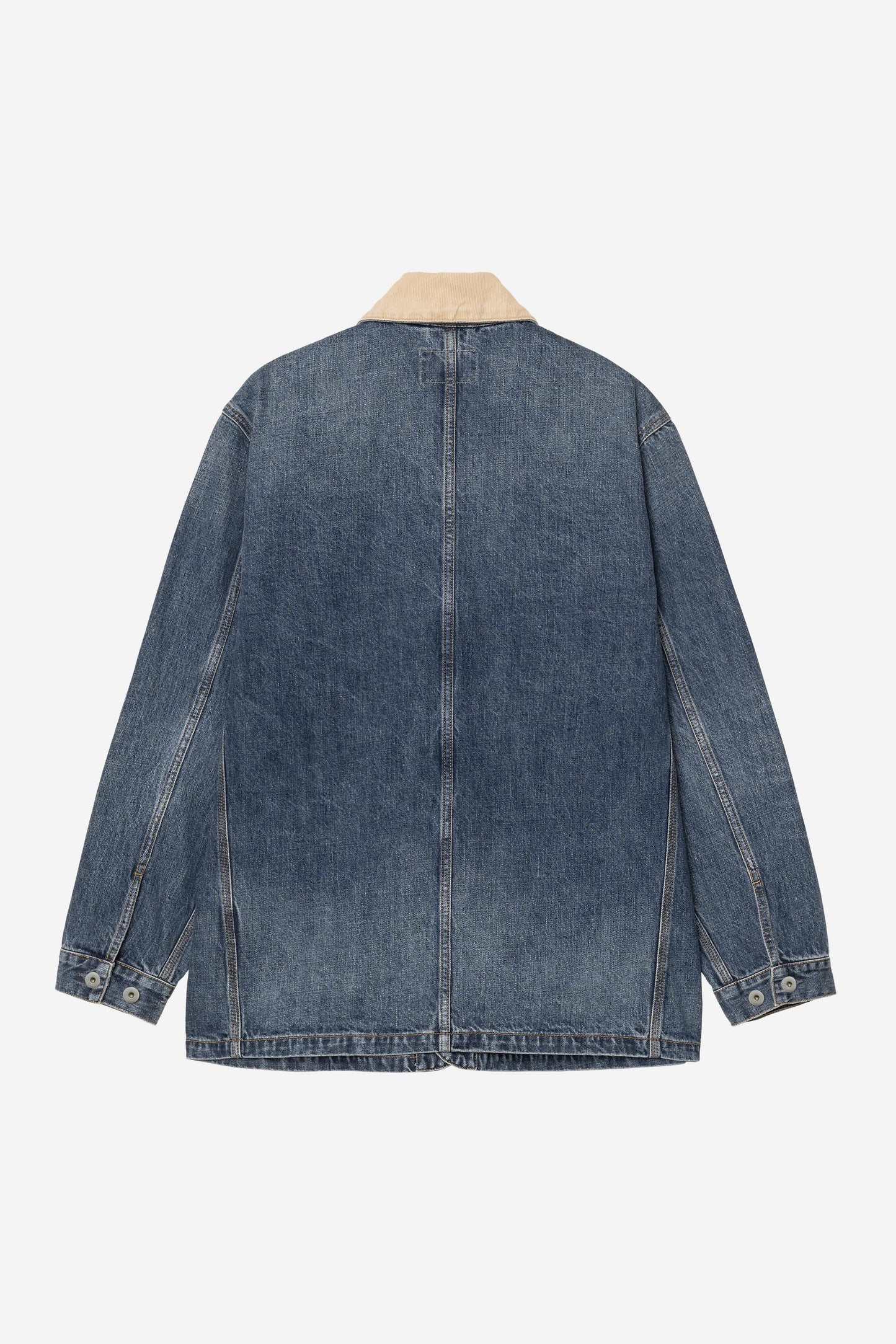 Warren Chore Coat Blue / Dusty Hamilton Brown (Dark Used Wash)