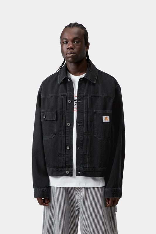 Belmar Jacket Black (Stone Washed)