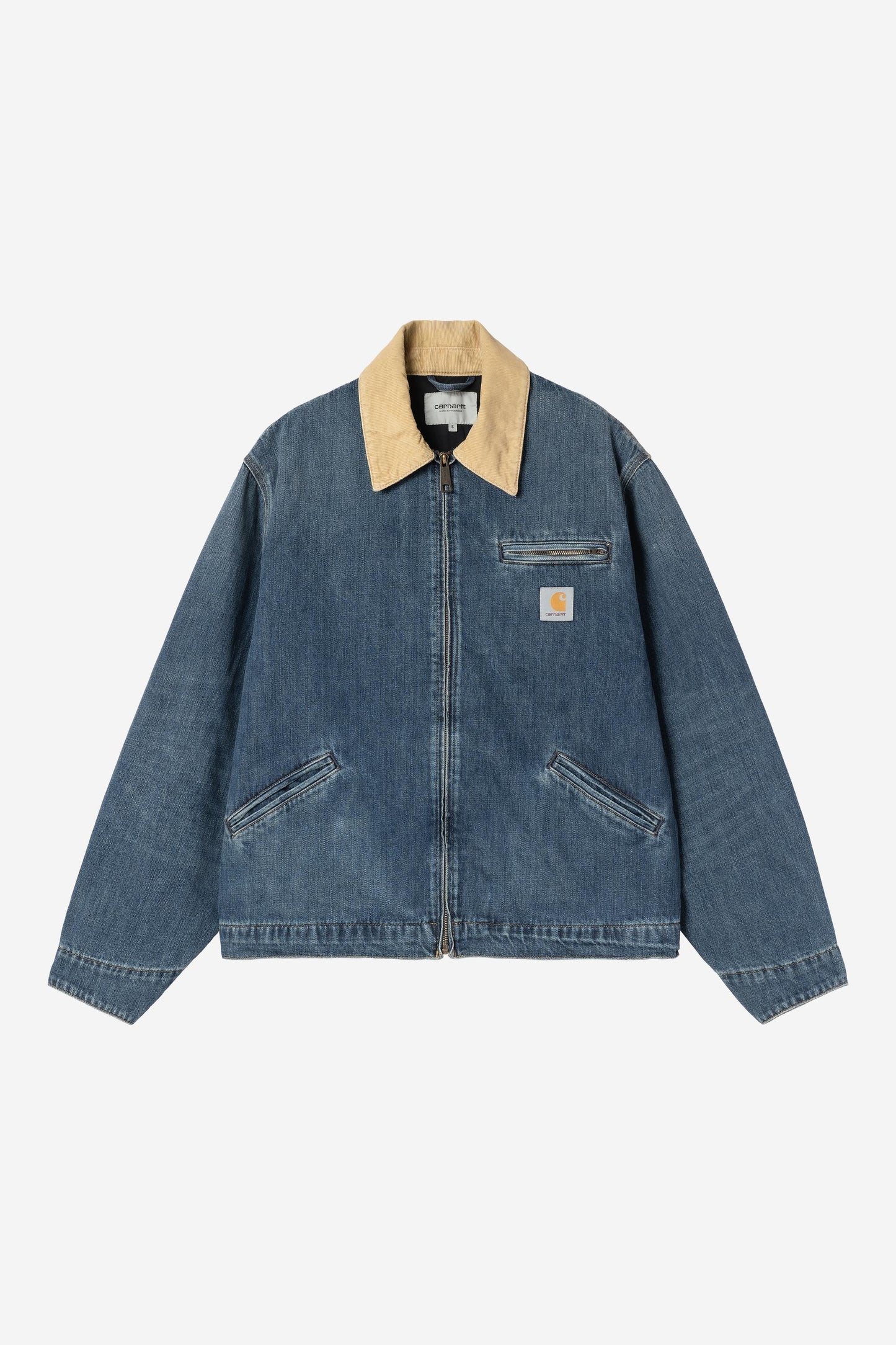 OG Detroit Jacket - Camano Denim (Spring) Blue / Dusty Hamilton Brown (Dark Used Wash)