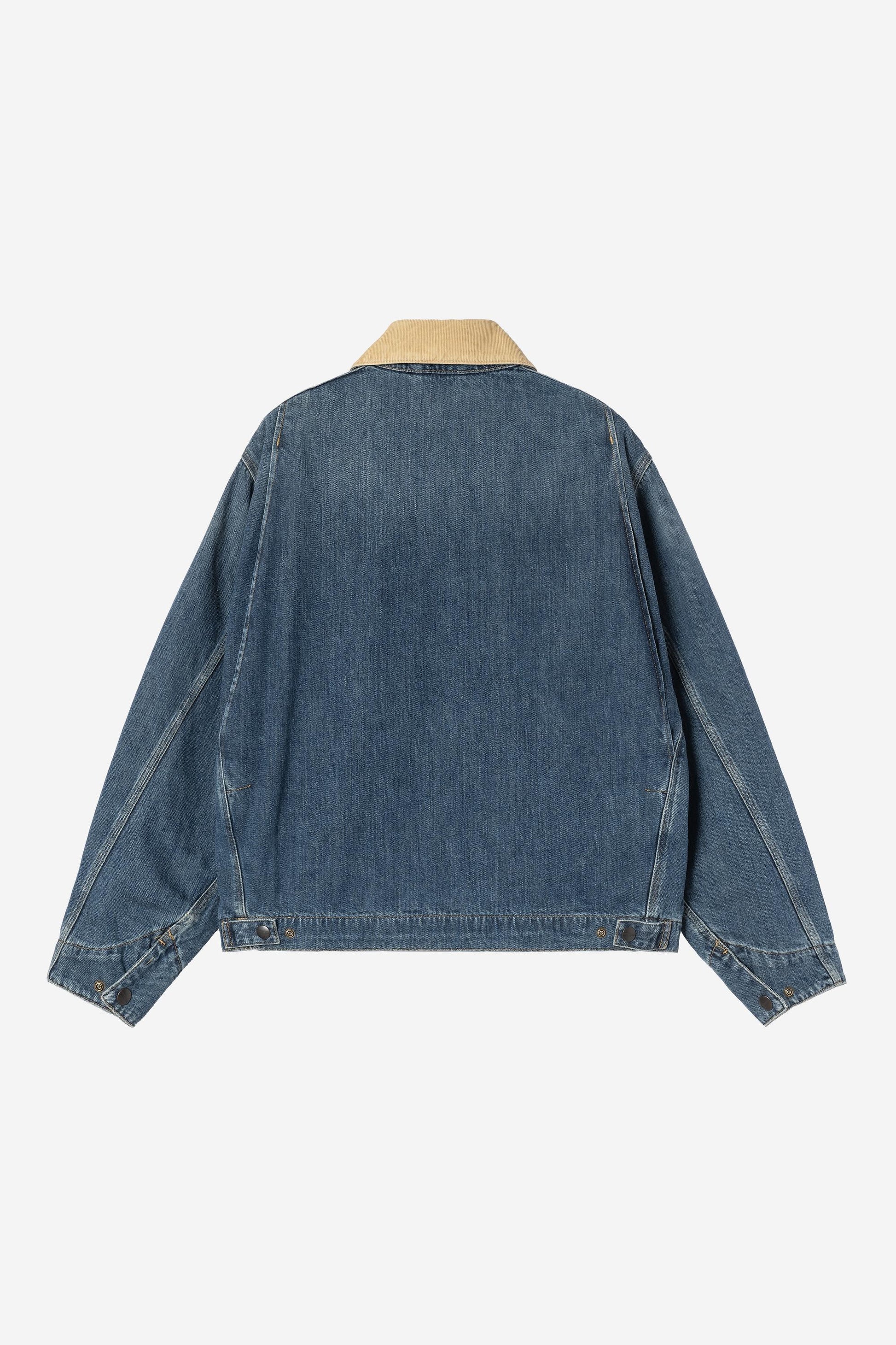 OG Detroit Jacket - Camano Denim (Spring) Blue / Dusty Hamilton Brown (Dark Used Wash)