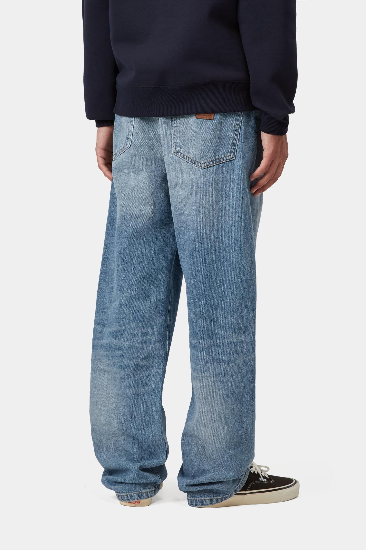 Aaron Pant - Camano Denim Blue (Burst Washed)
