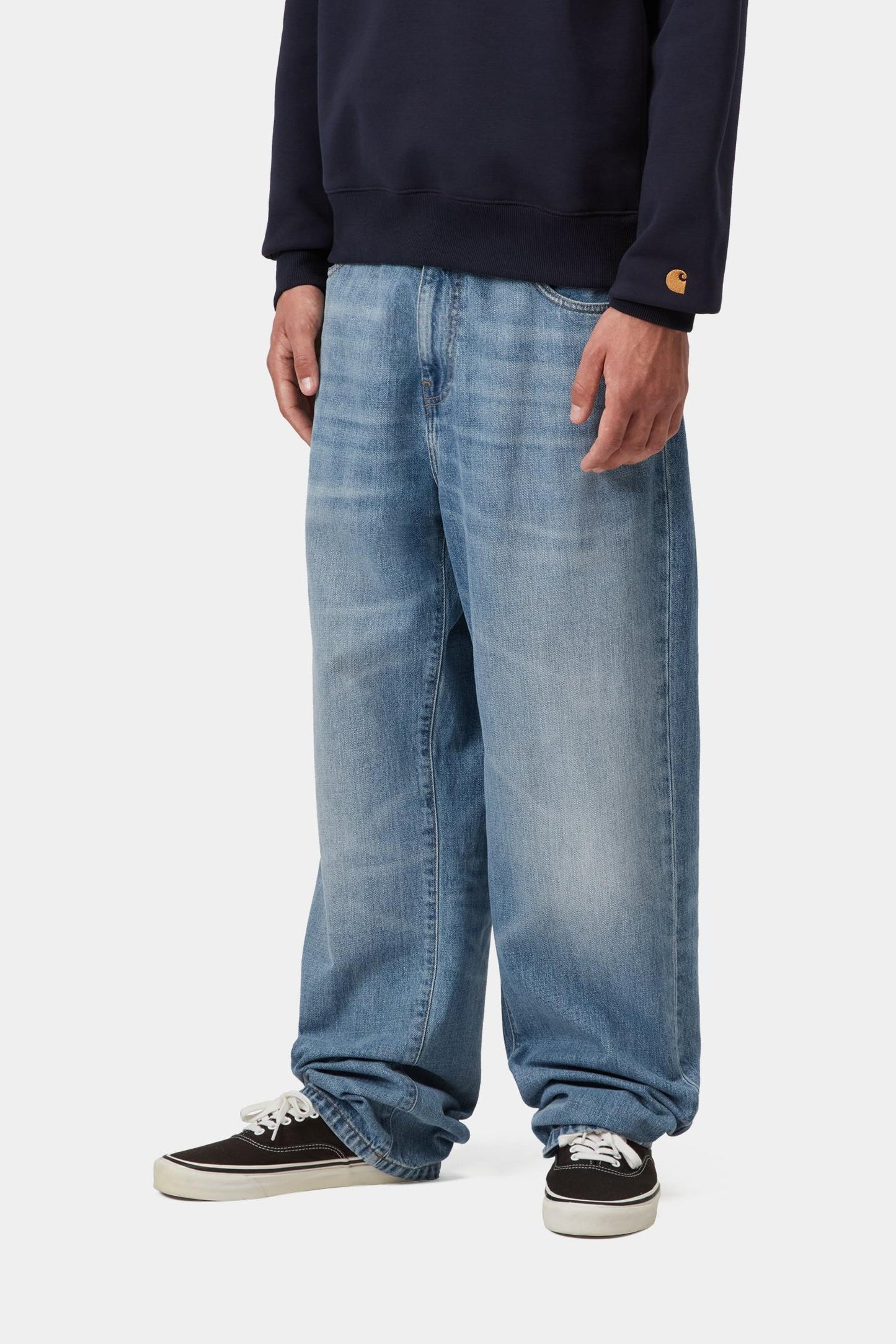 Aaron Pant - Camano Denim Blue (Burst Washed)