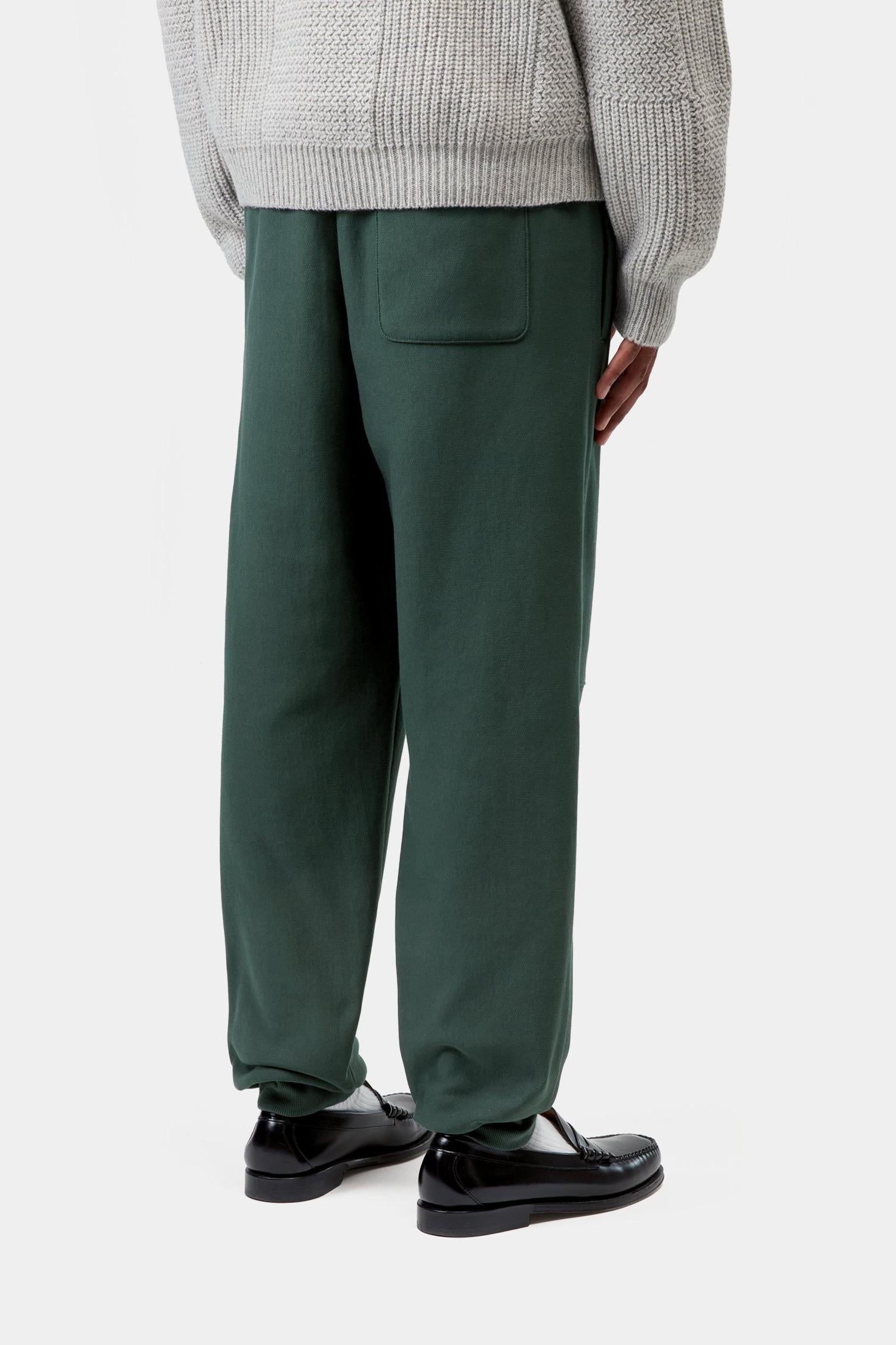American Script Jogging Pant Kale Green