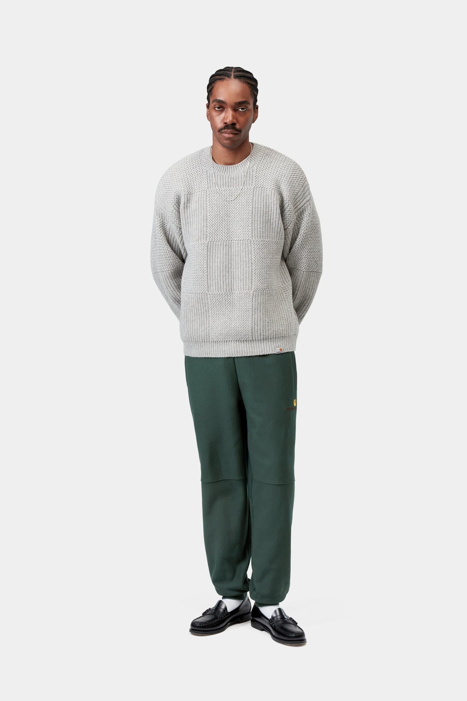 American Script Jogging Pant Kale Green