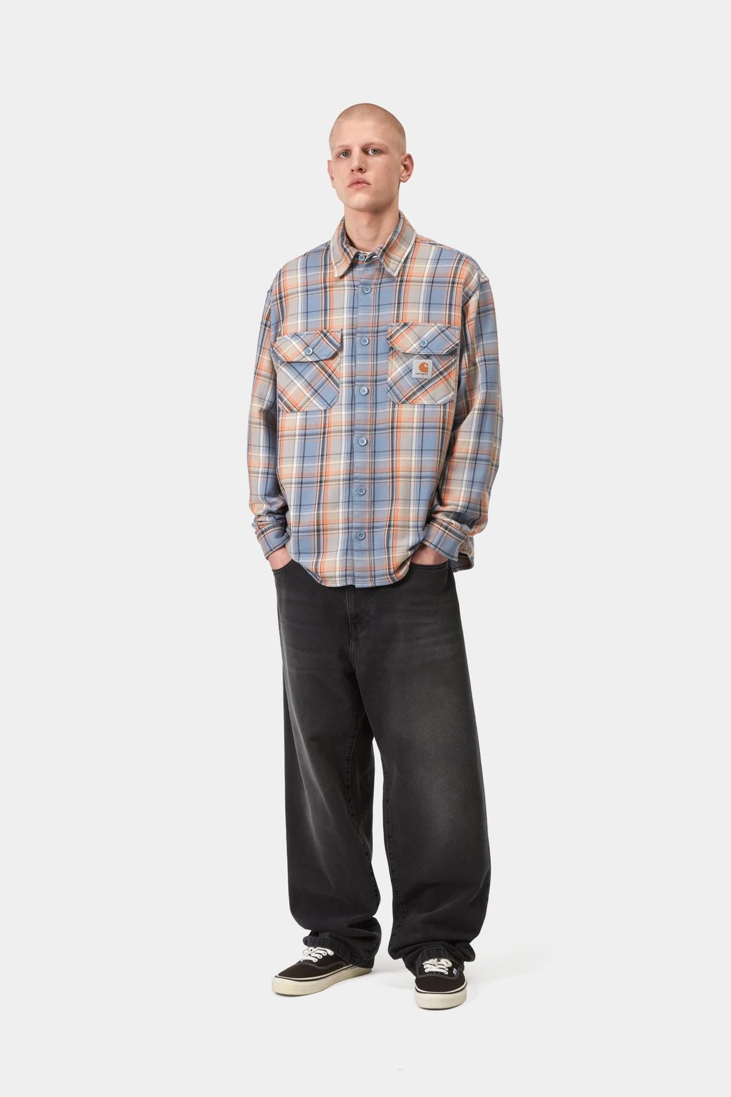 Landon Pant Black (Worn Bleached)