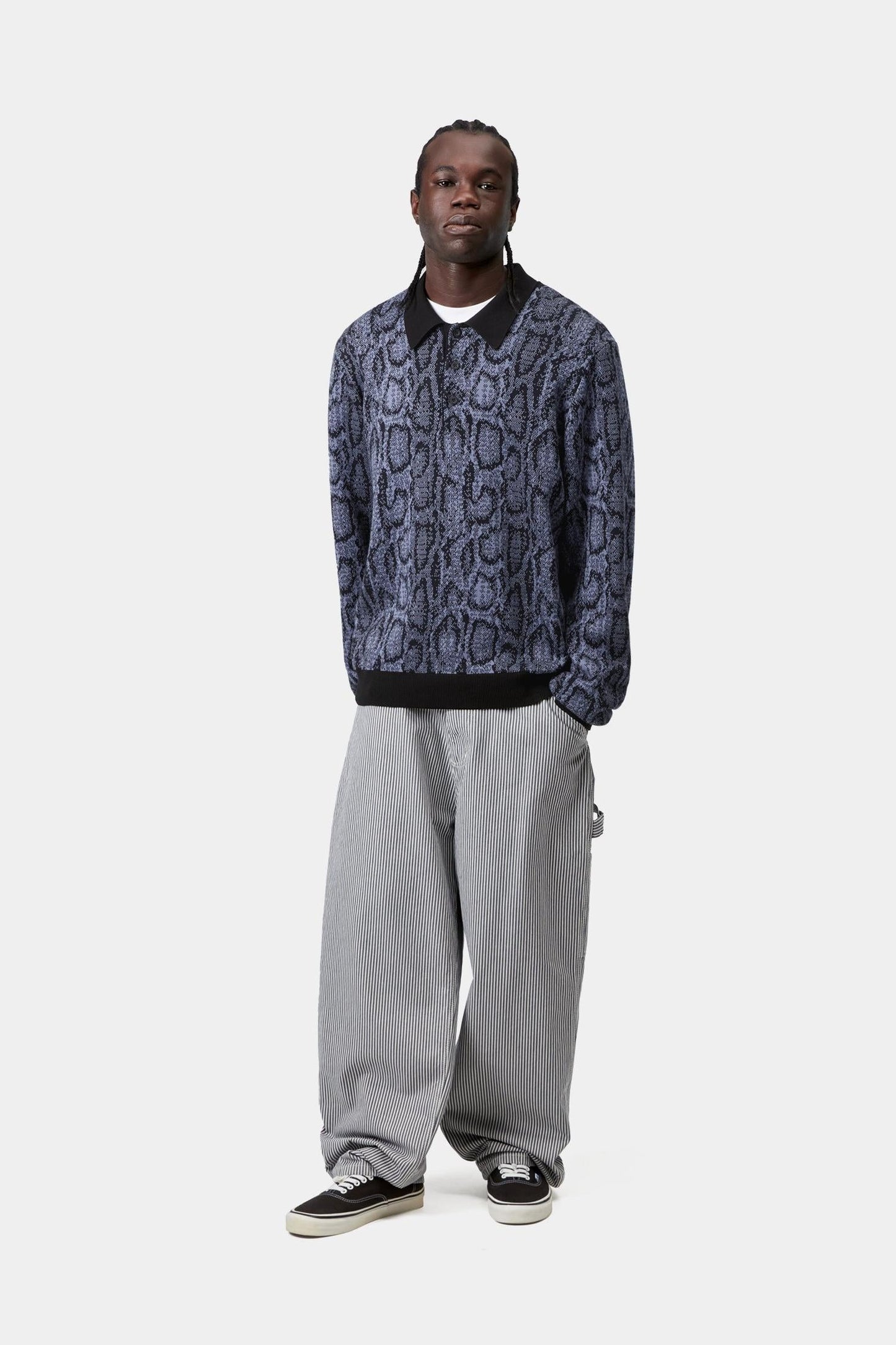 Snake Polo Velvet Blue