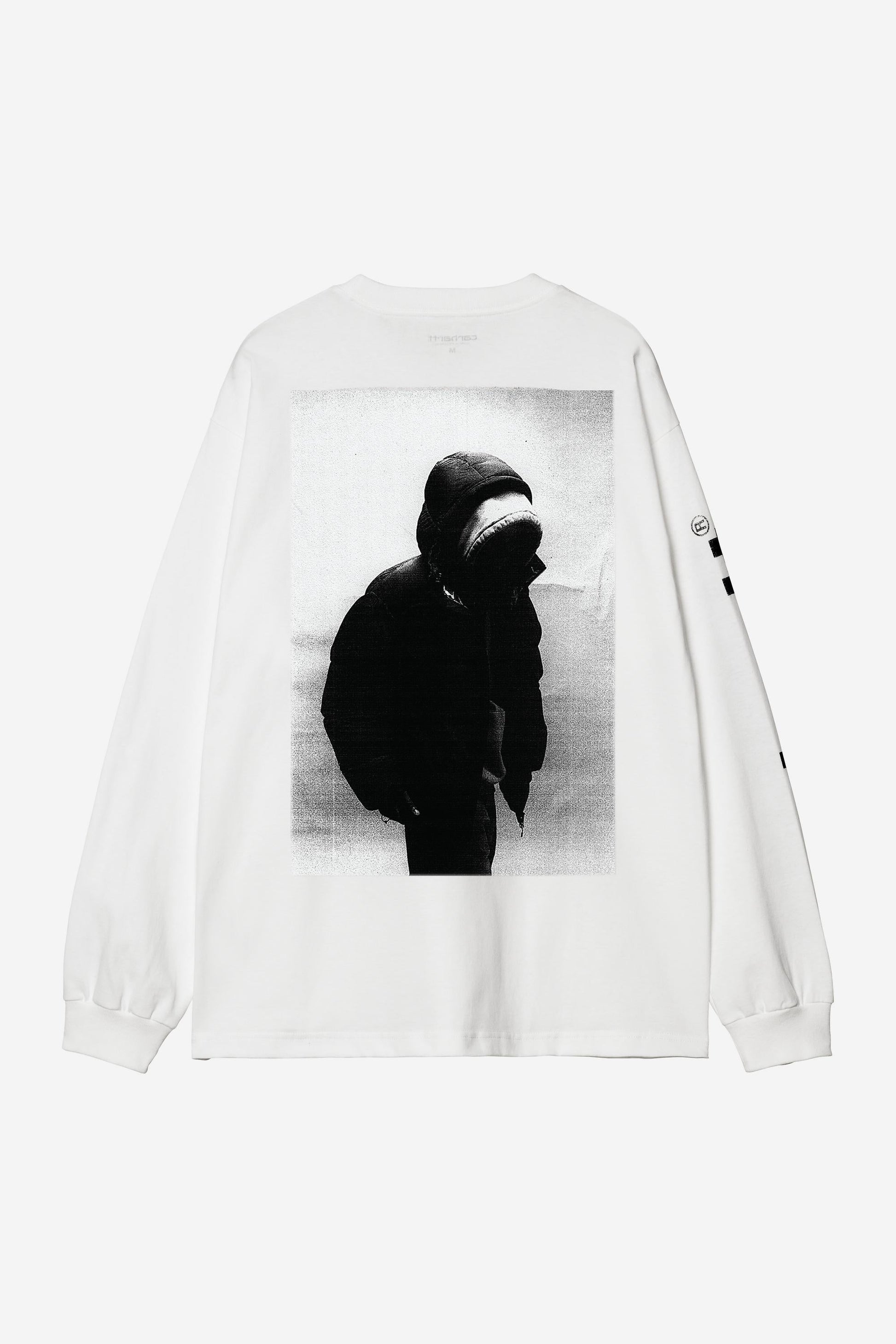 Long Sleeve Archive Script T-Shirt White