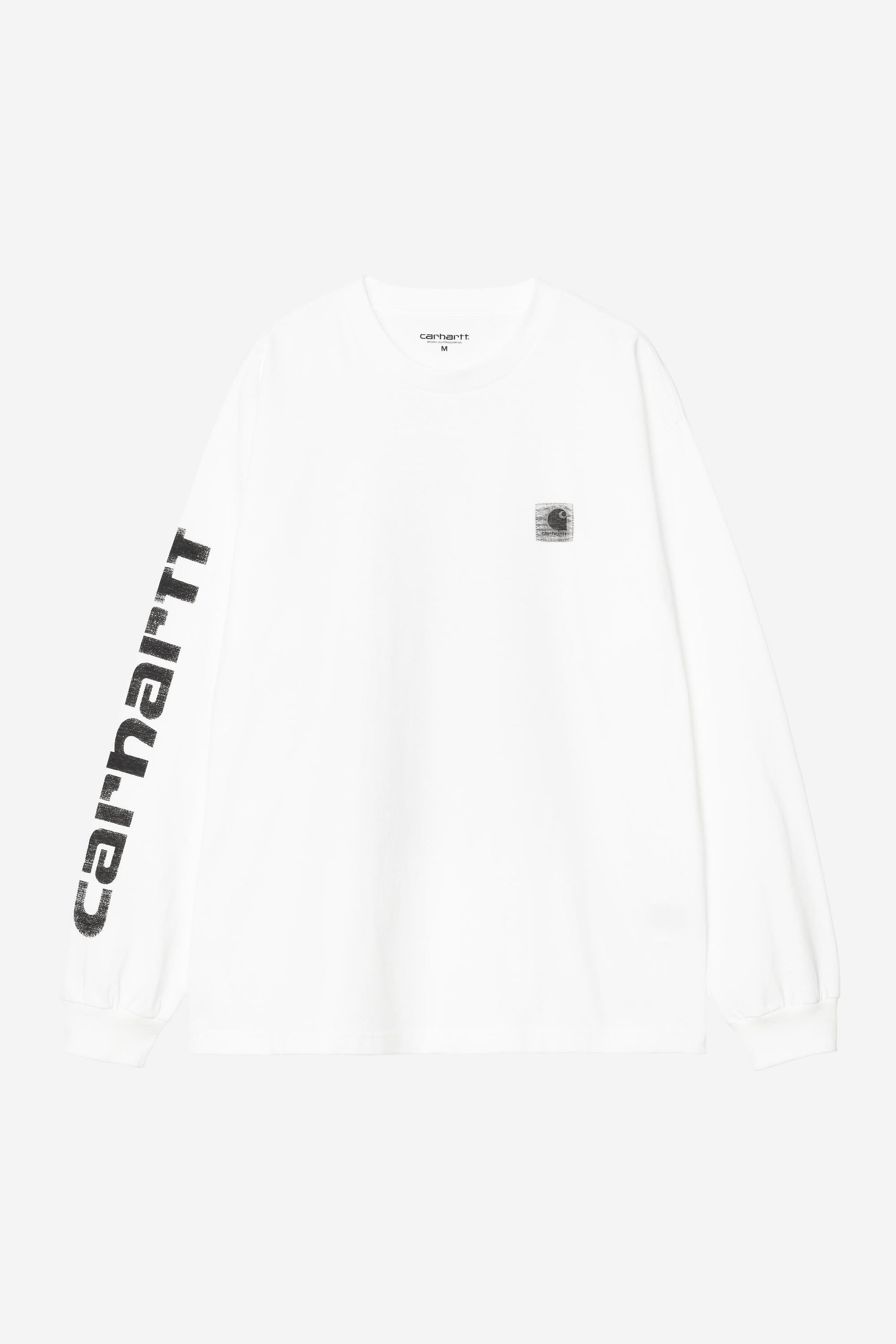 Long Sleeve Archive Script T-Shirt White