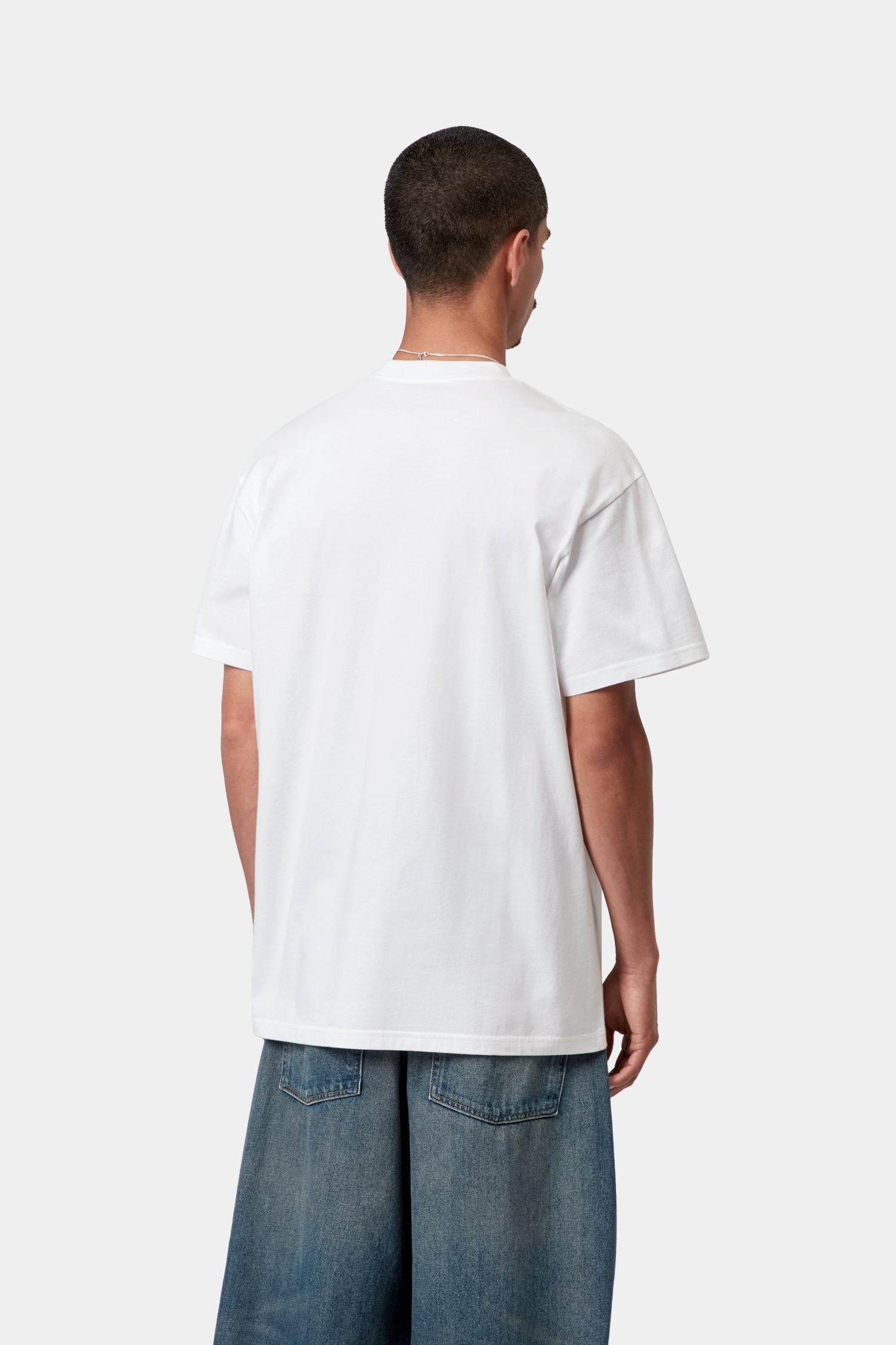 Pocket Heart T-Shirt White / Black