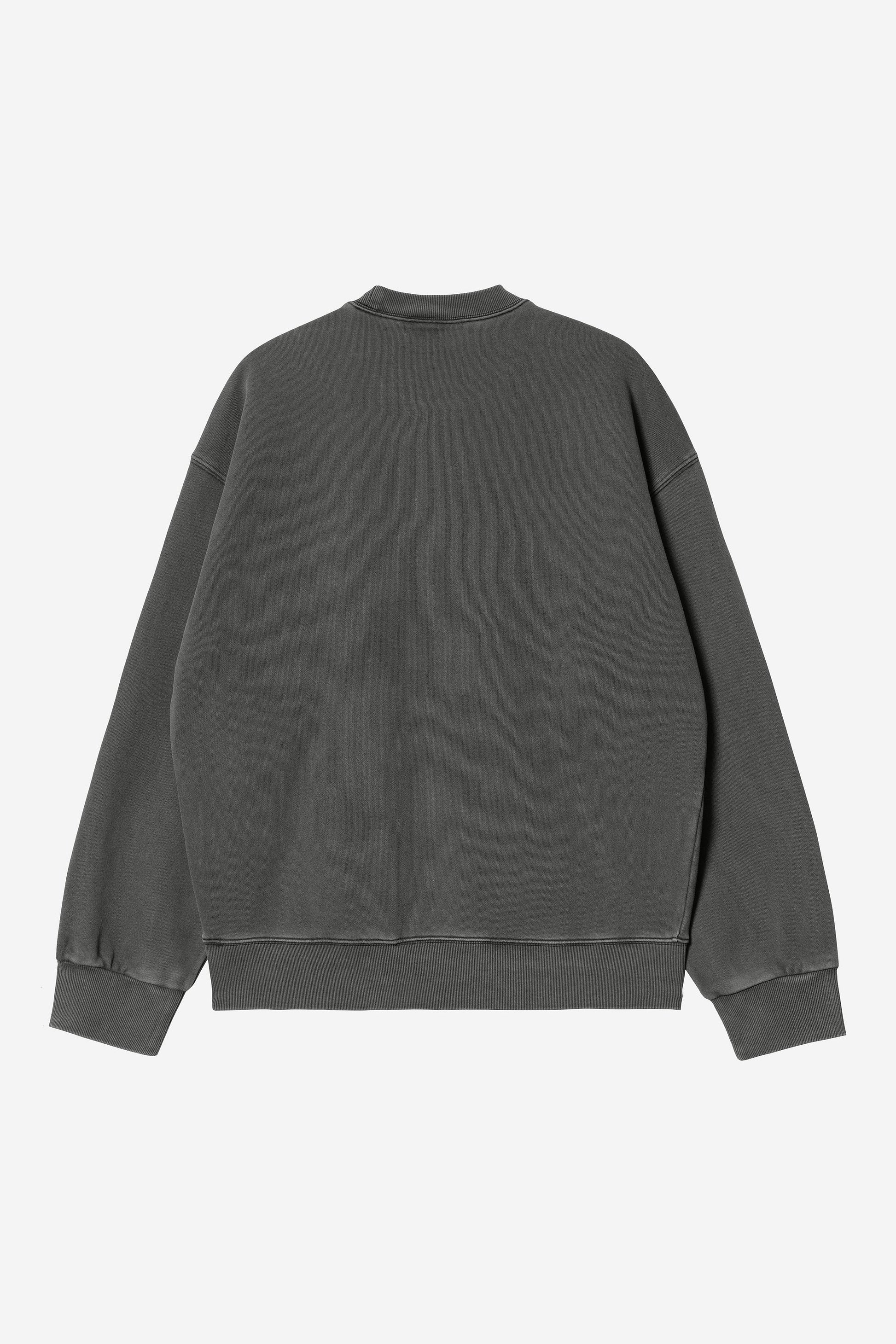 Nelson Sweatshirt Black (Garment Dyed)