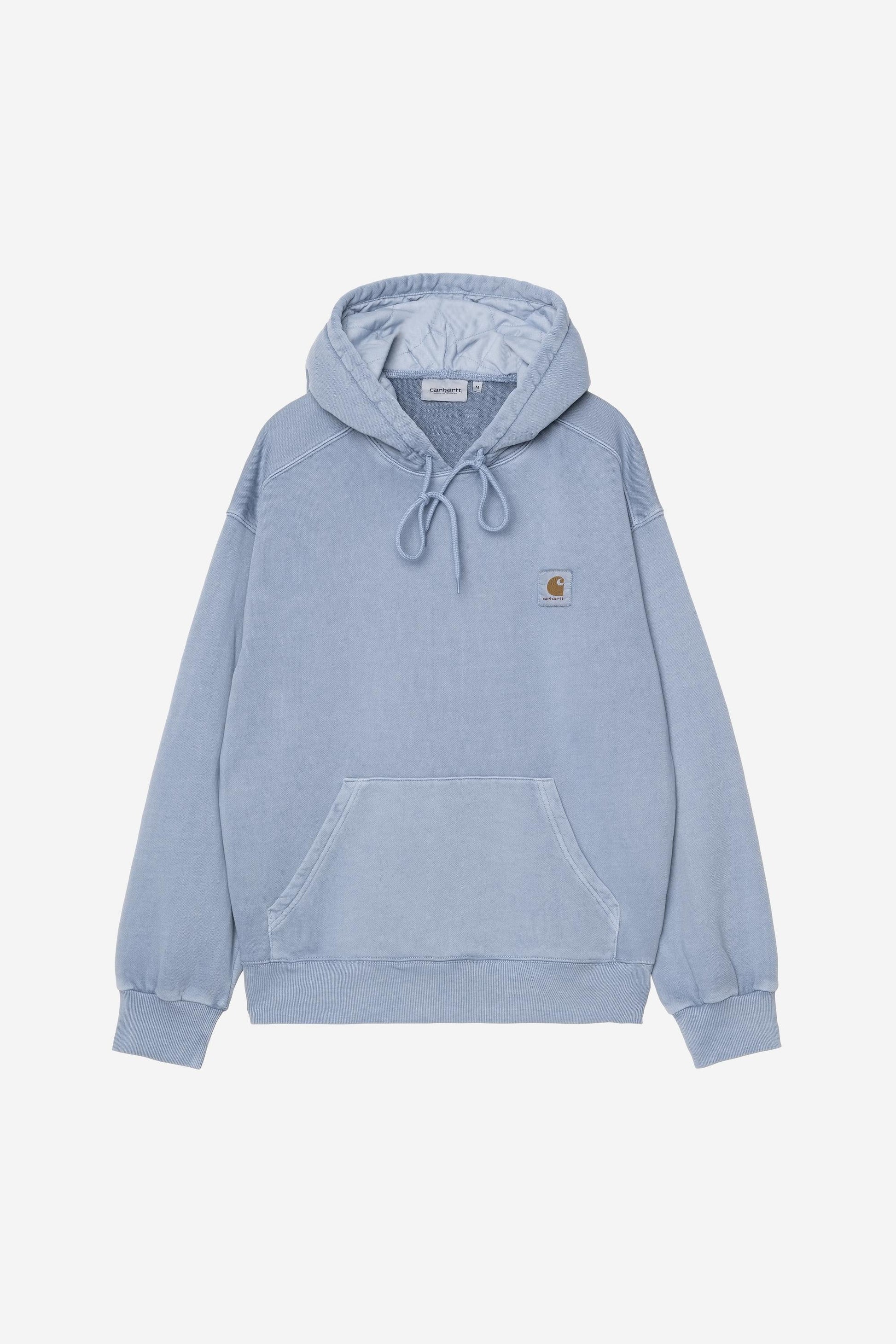 Hooded Nelson Sweatshirt Gentle Blue (Garment Dyed)