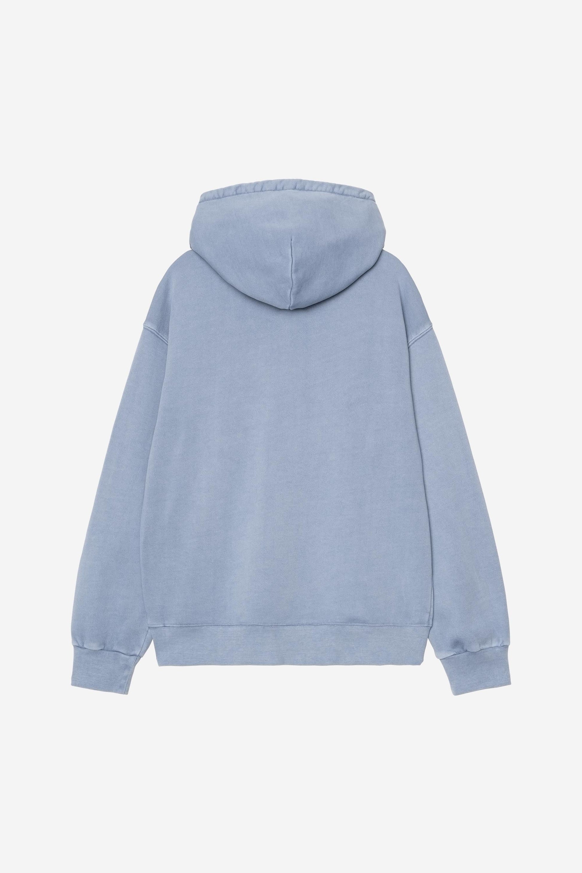 Hooded Nelson Sweatshirt Gentle Blue (Garment Dyed)