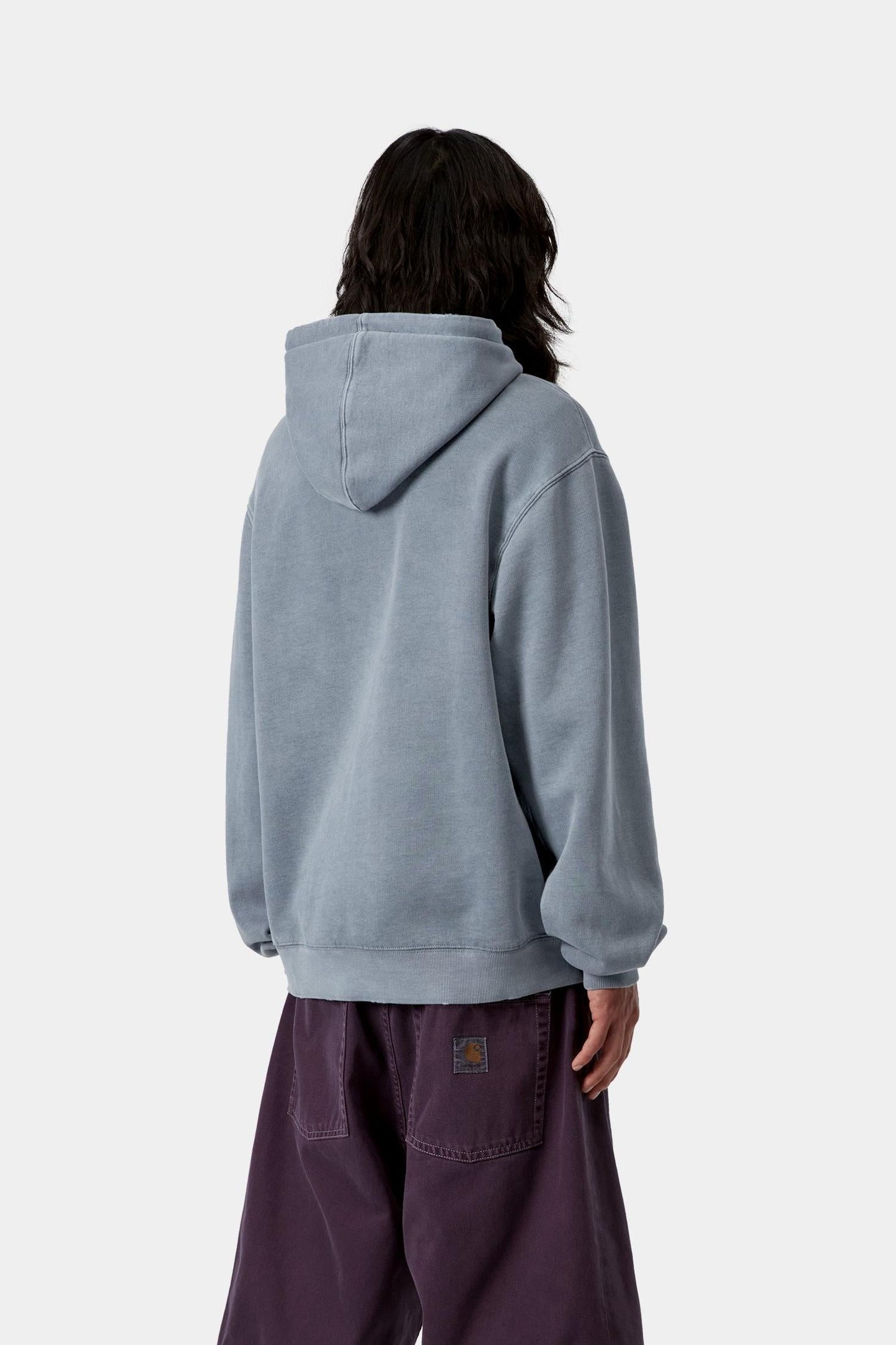 Hooded Torion Sweatshirt Office Blue (Grind Wash)
