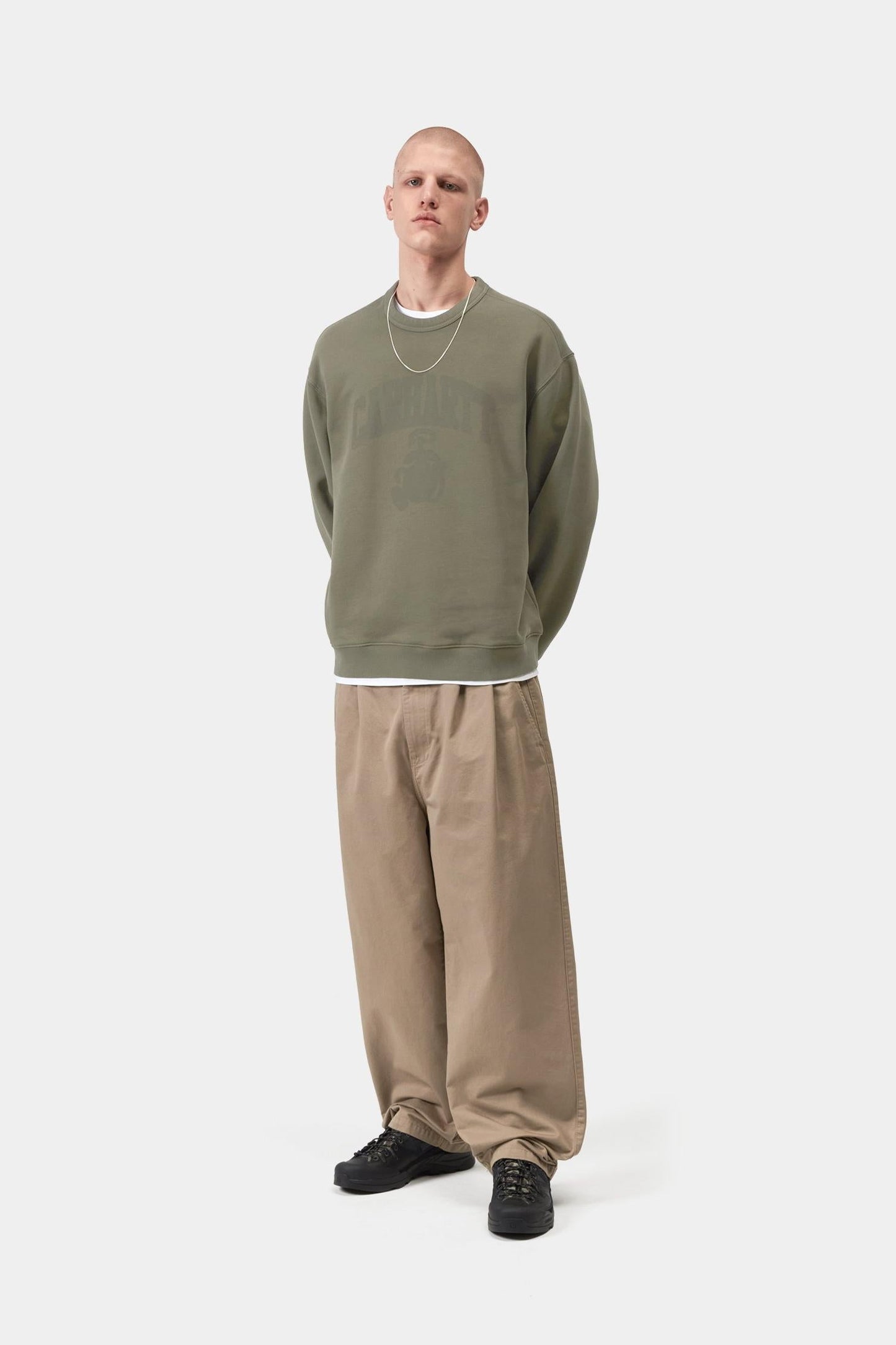 Faded Pond Corps Sweatshirt Cypress (Heavy Stone Wash)