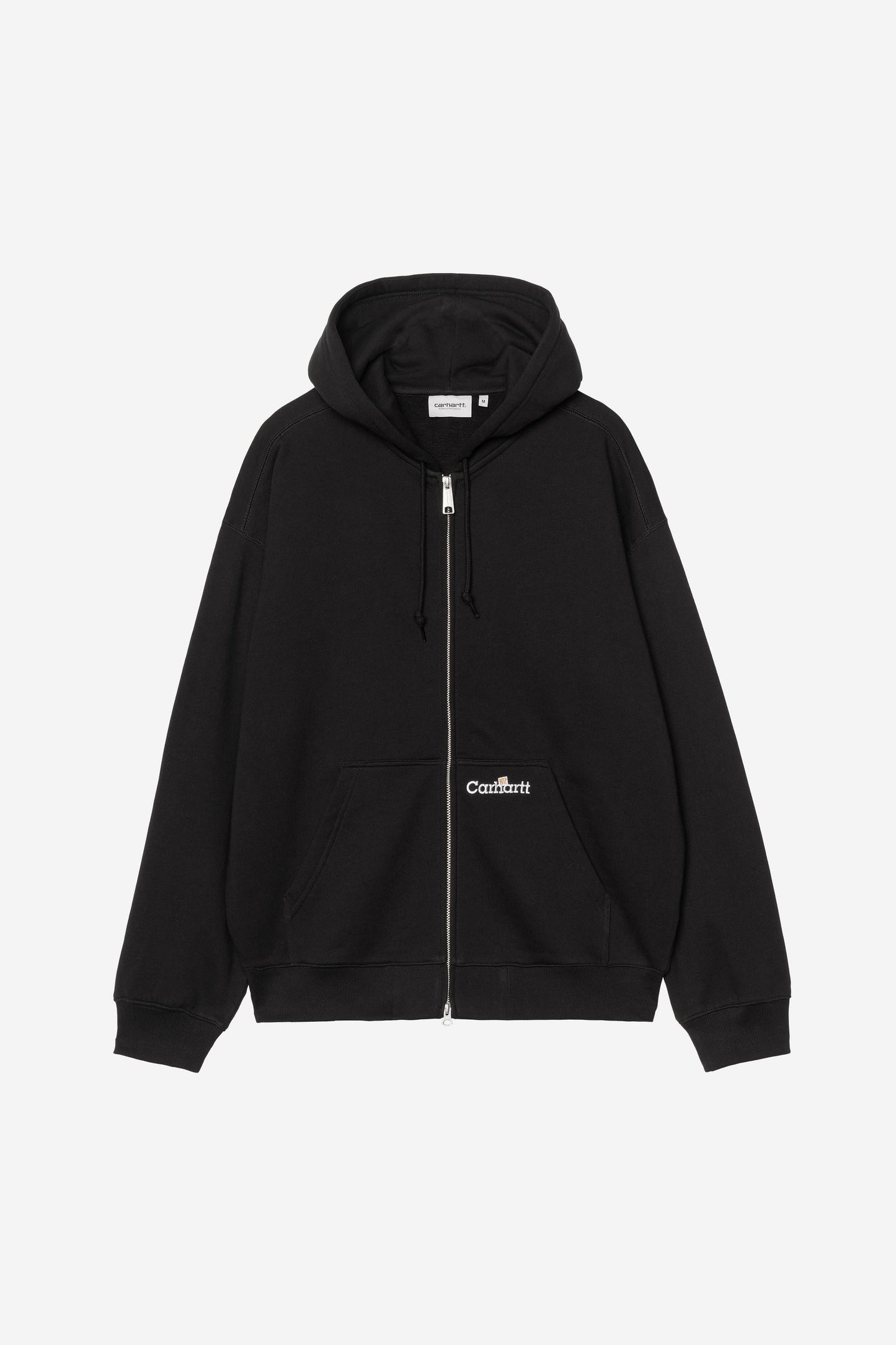 Hooded WIP Label Sweat Jacket Black