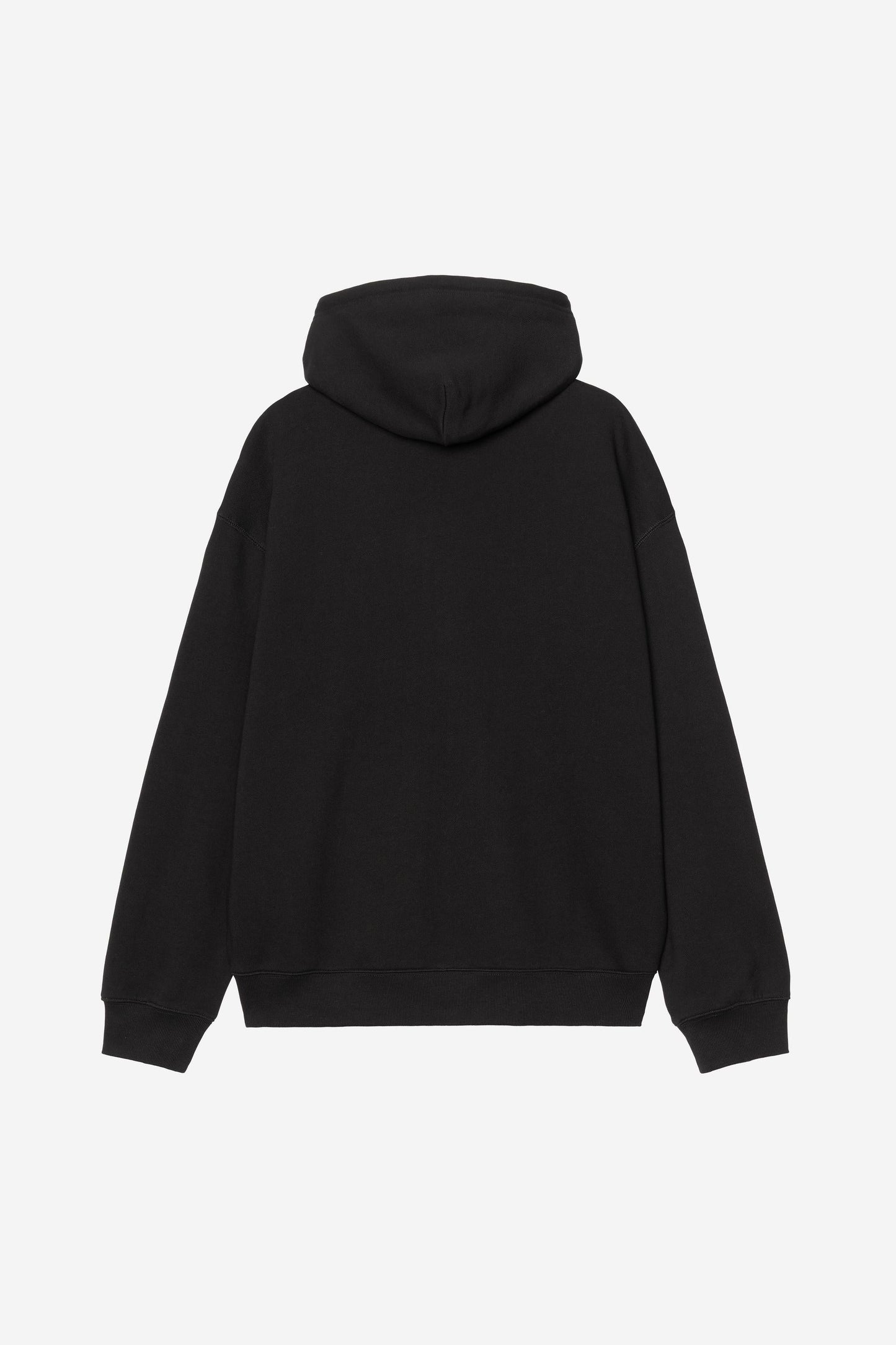 Hooded WIP Label Sweat Jacket Black