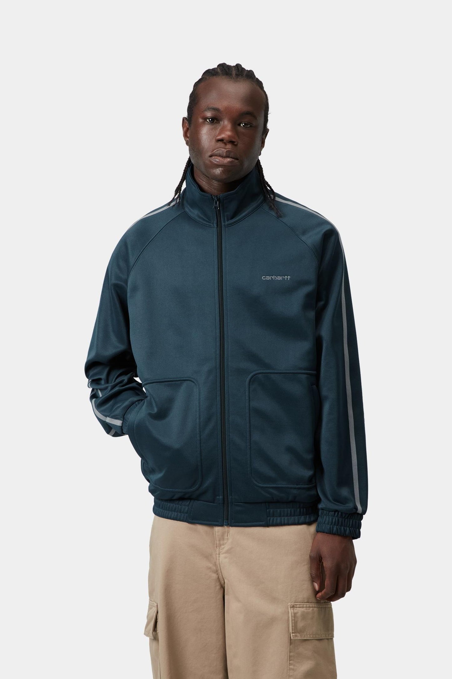 Bolar Sweat Jacket Blue River / Mirror