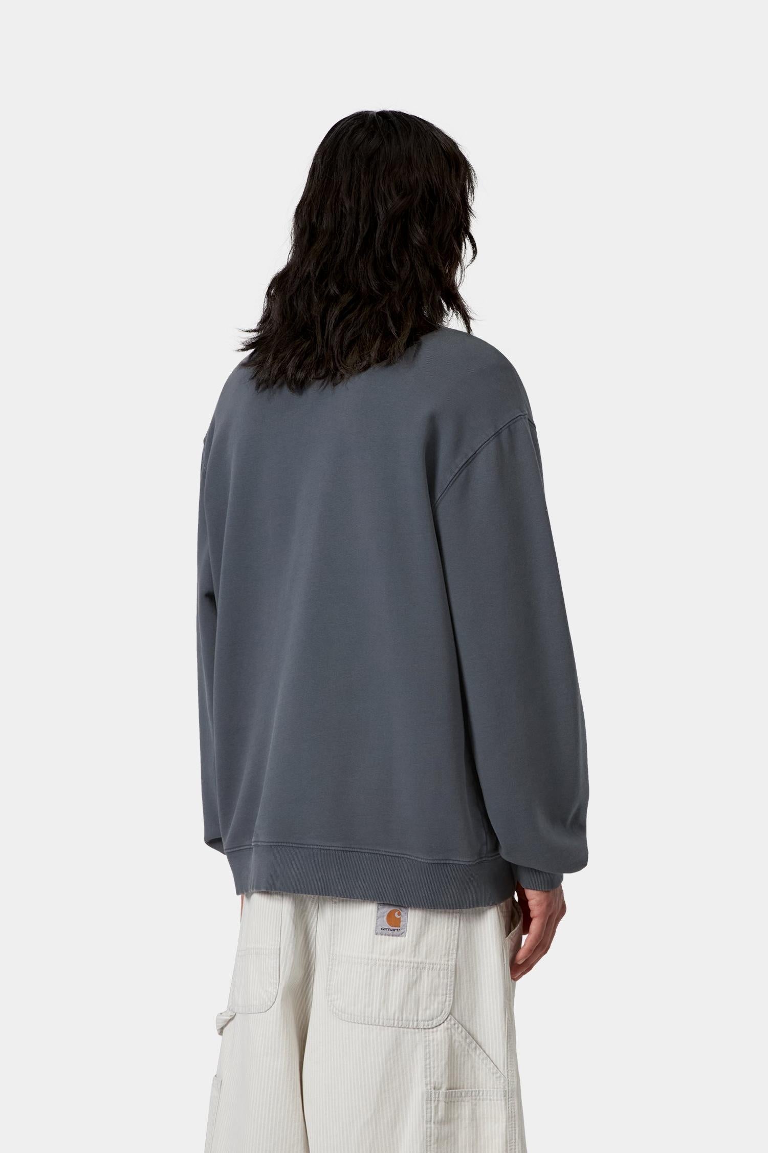Faded Pond Corps Sweatshirt Deep Night (Heavy Stone Wash)