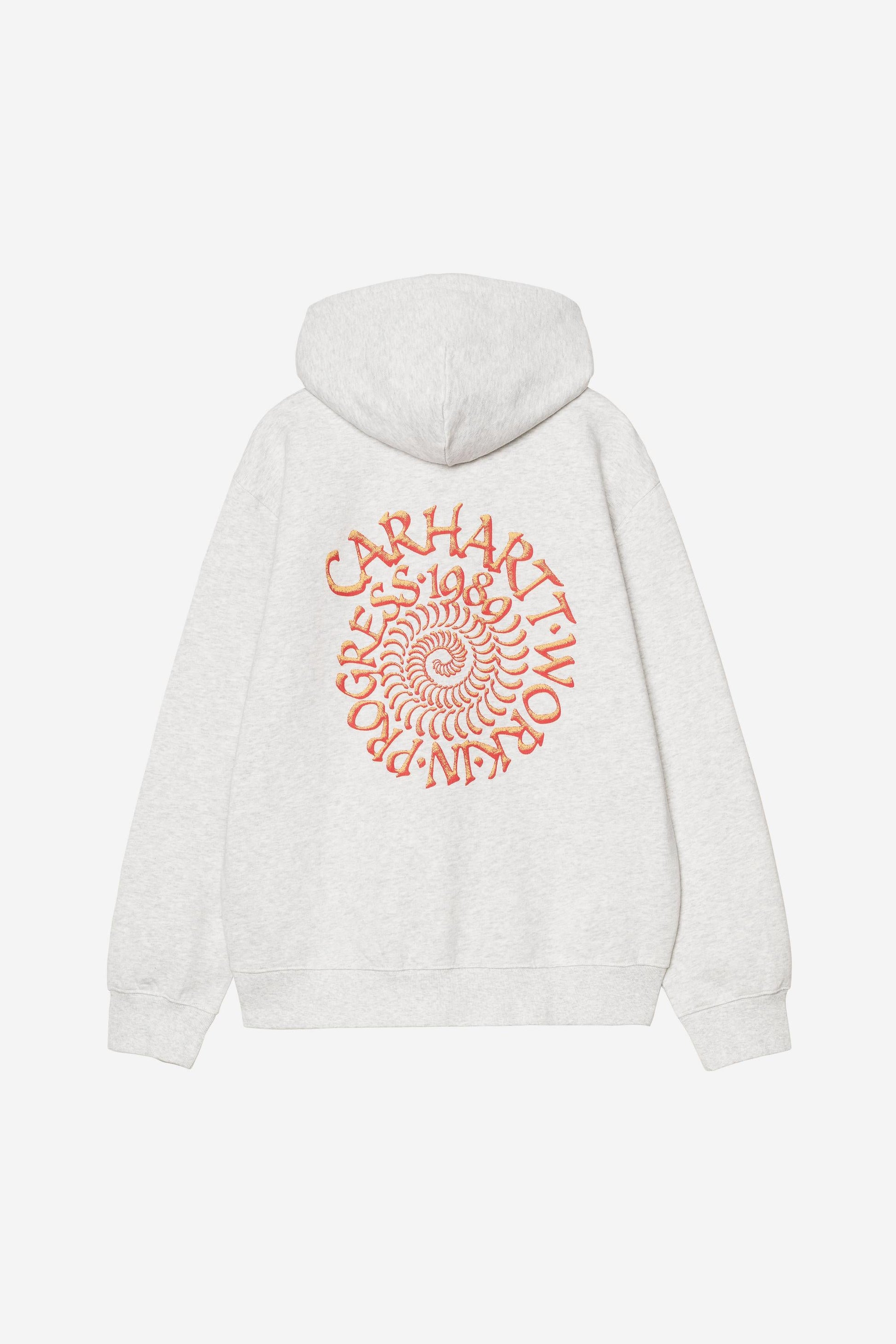 Hooded Spiral Sweatshirt Ash Heather