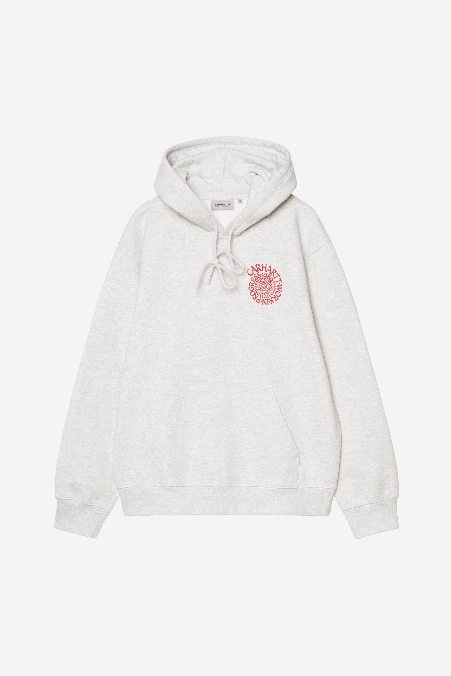 Hooded Spiral Sweatshirt Ash Heather