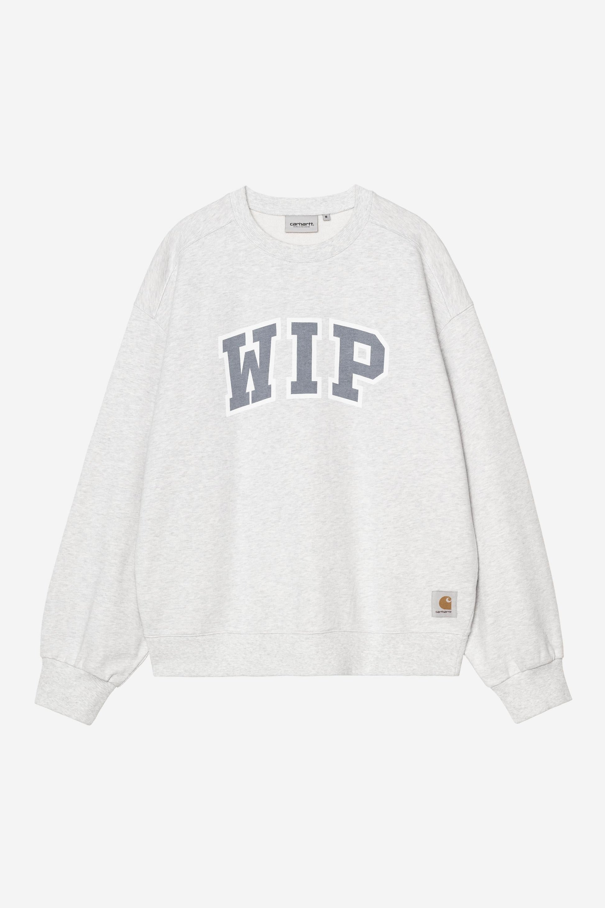 WIP III Sweatshirt Ash Heather (Heavy Stone Wash)