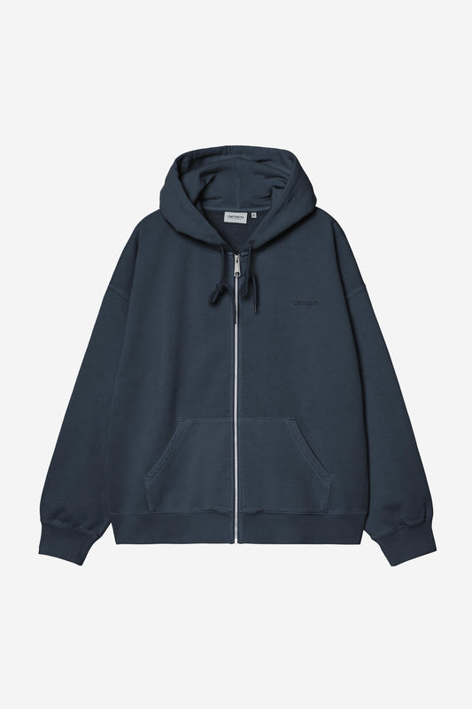 Hooded Benton Sweat Jacket Carbon (Garment Dyed)