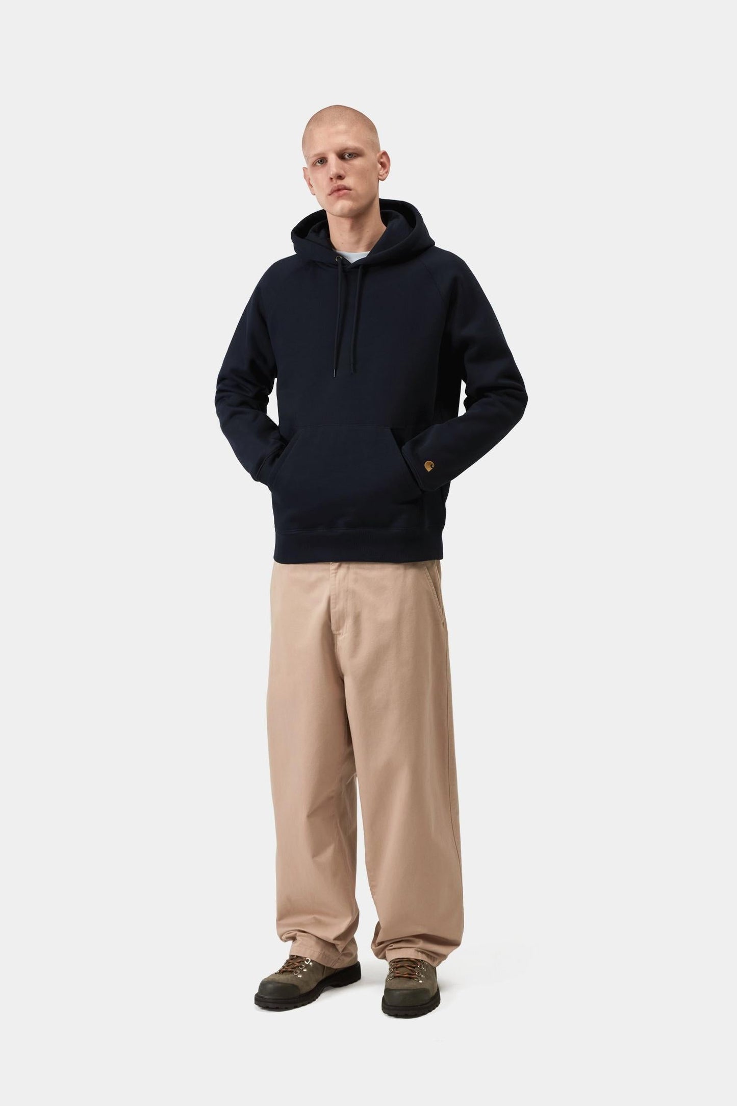 Hooded Chase Sweatshirt Dark Navy