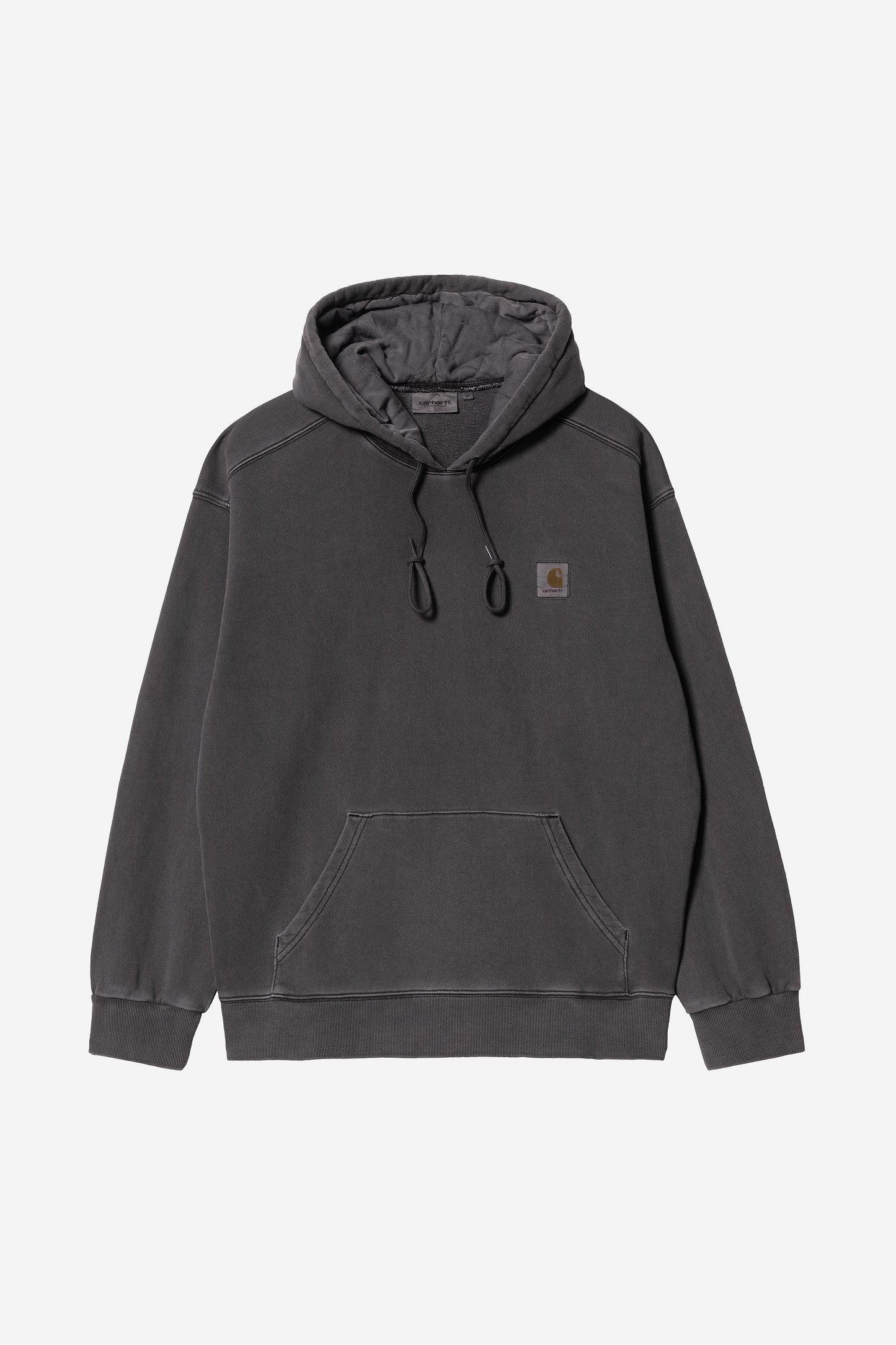 Hooded Nelson Sweatshirt Black (Garment Dyed)