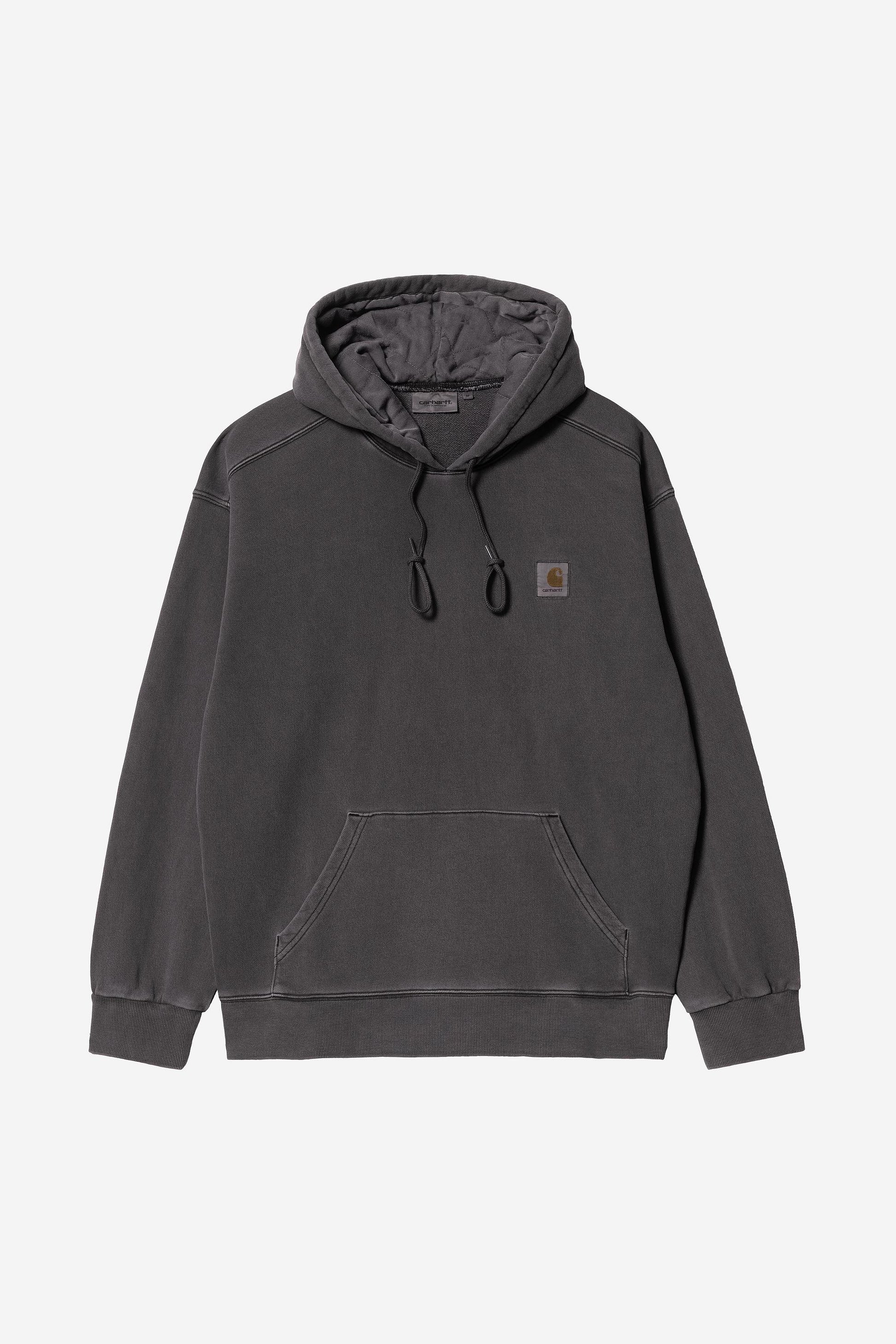 Hooded Nelson Sweatshirt Black (Garment Dyed)