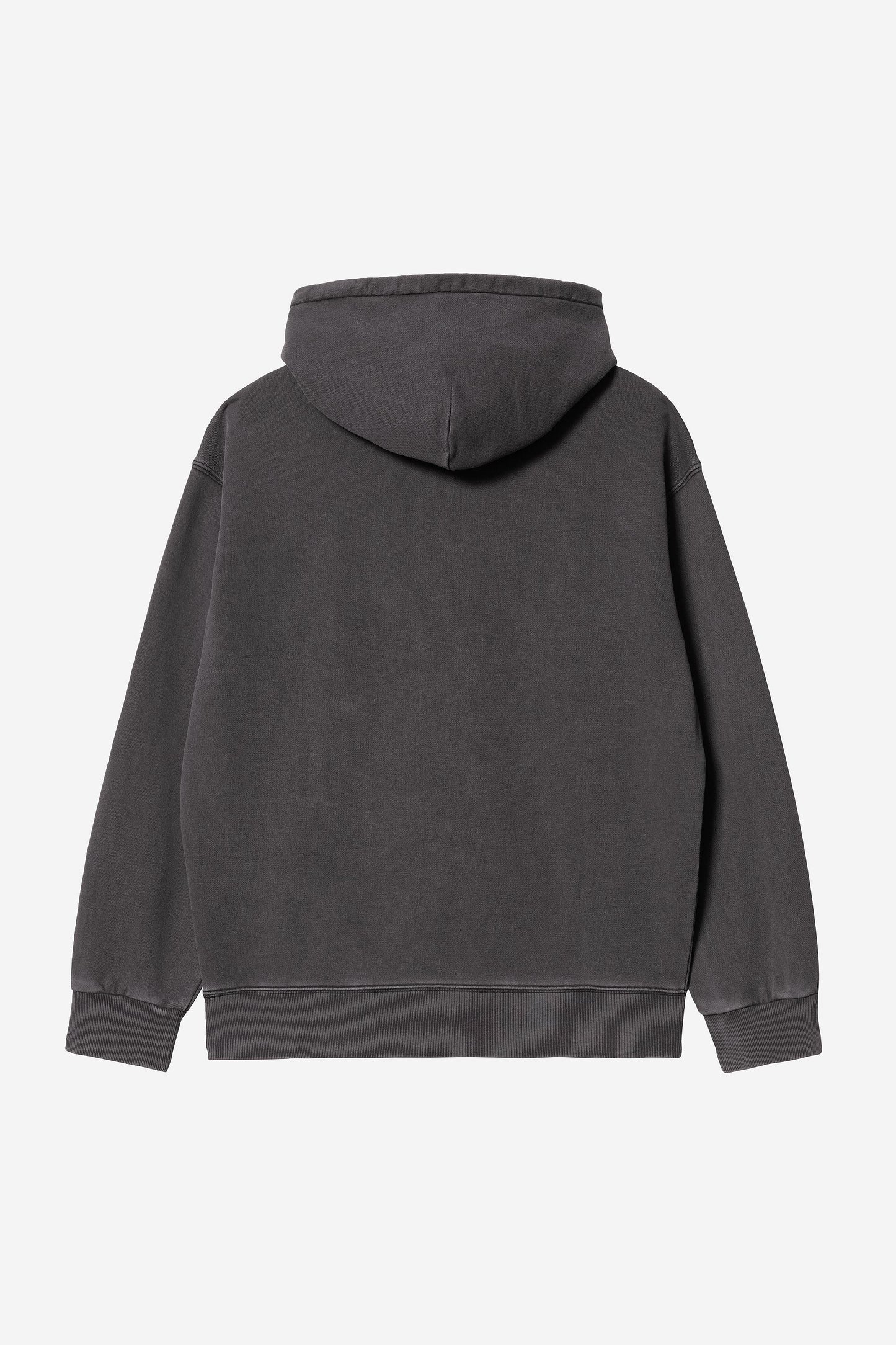 Hooded Nelson Sweatshirt Black (Garment Dyed)